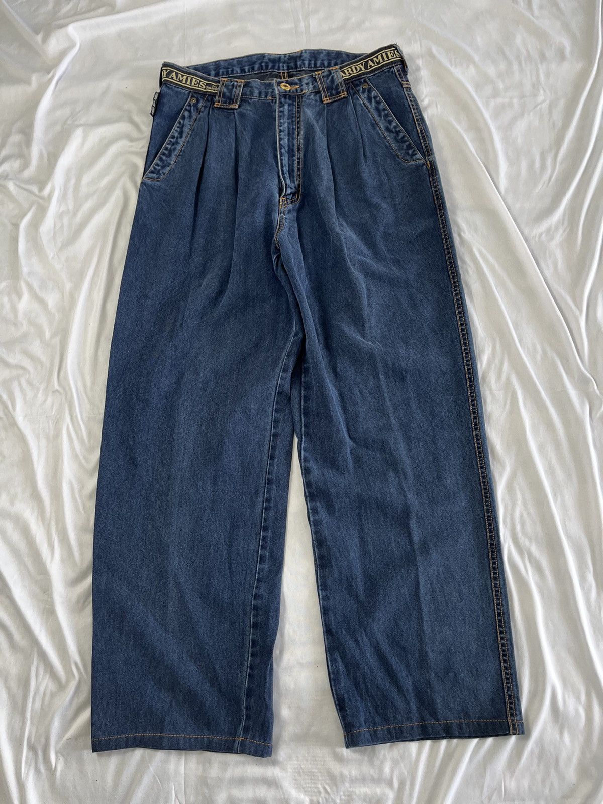 Hardy Amies Dark blue baggy jeans from hardy amies Size US 32 / EU 48 - 2 Thumbnail