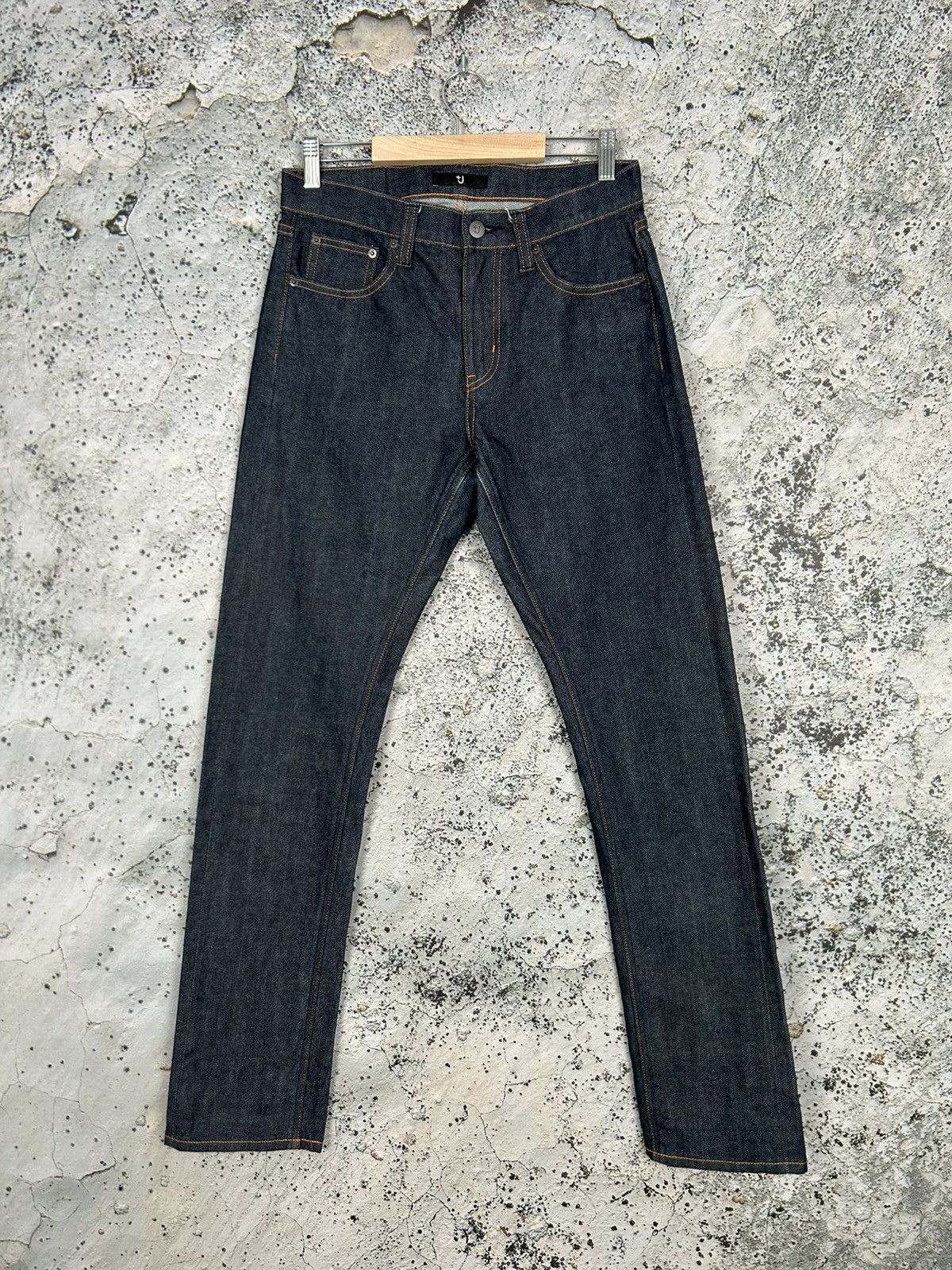 Jil Sander × Uniqlo Uniqlo +J Jil Sander Japanese Selvedge Denim Designer Rare Size US 27 - 1 Thumbnail