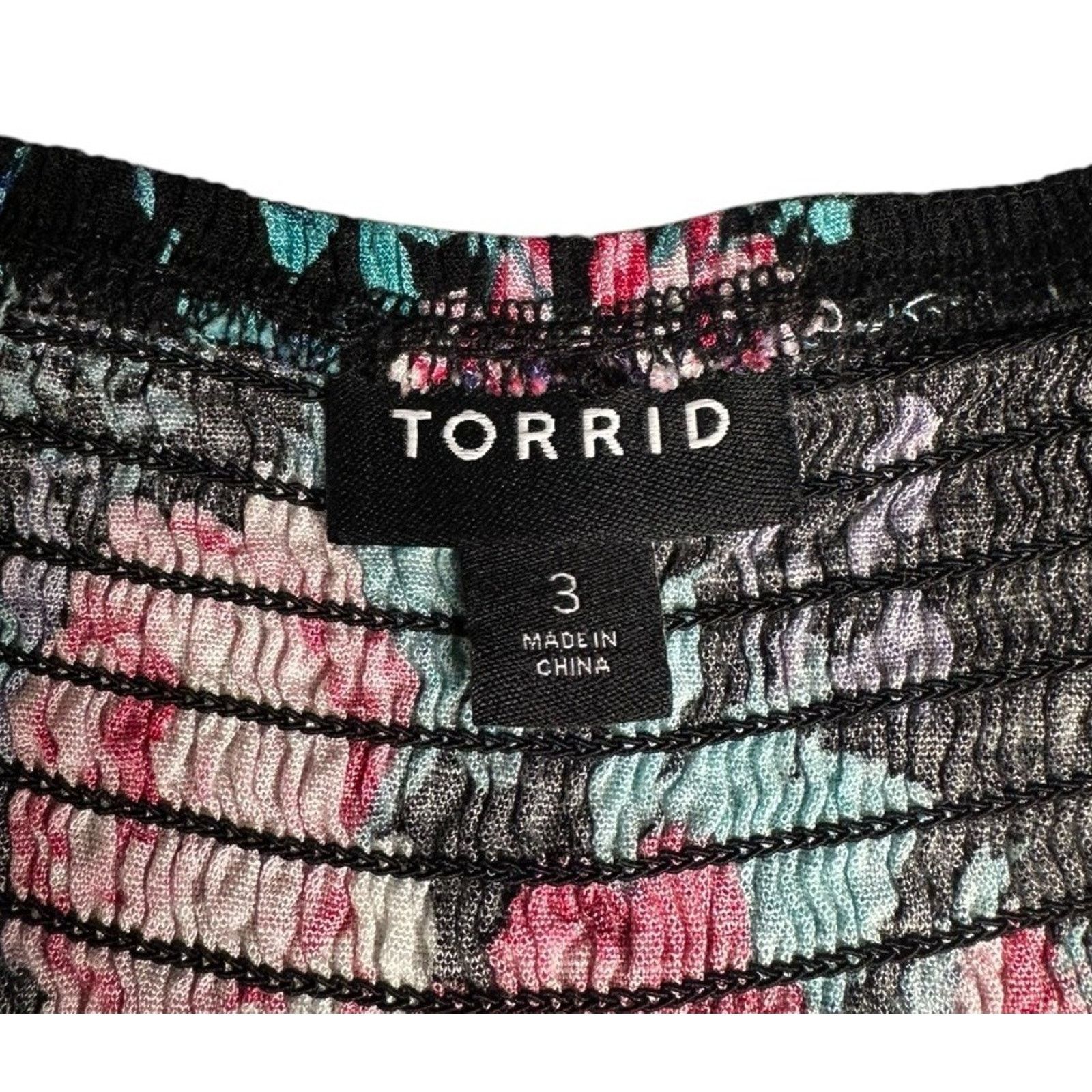 Other Plus Size TORRID Smocked Slub Tank Top 17325810 Size 3 3X Size 3XL / US 20-22 - 9 Thumbnail
