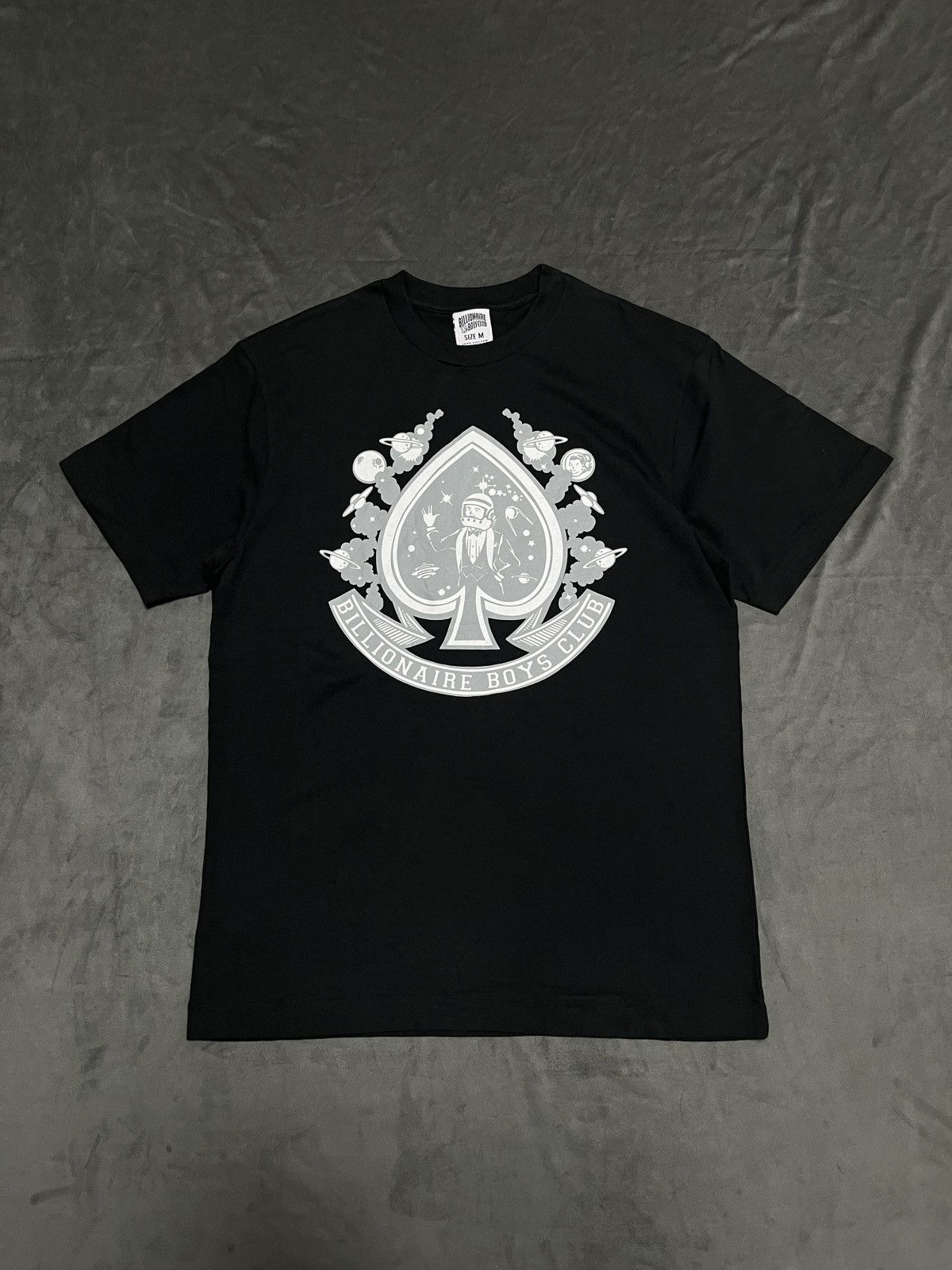 Billionaire Boys Club Rare Billionaire Boys Club BBC Space Spade Black T-Shirt M Size US M / EU 48-50 / 2 - 1 Thumbnail