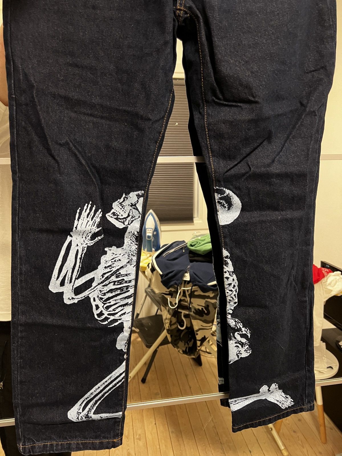 Designer × Japanese Brand Bysilk Skeleton Jeans Size US 34 / EU 50 - 3 Thumbnail