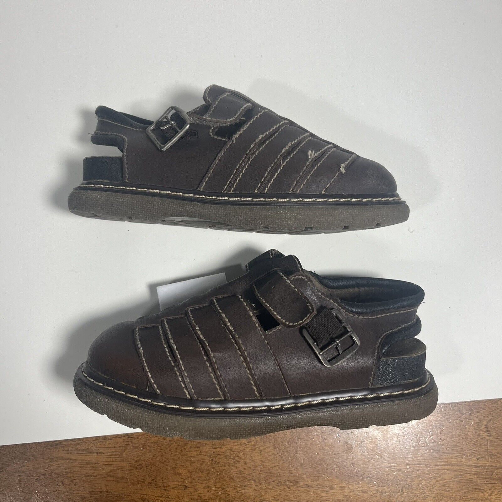 Dr. Martens Size 8 M- Original Rugged Outback Men's Sandals Shoes Brown Size US 8 / EU 41 - 2 Thumbnail