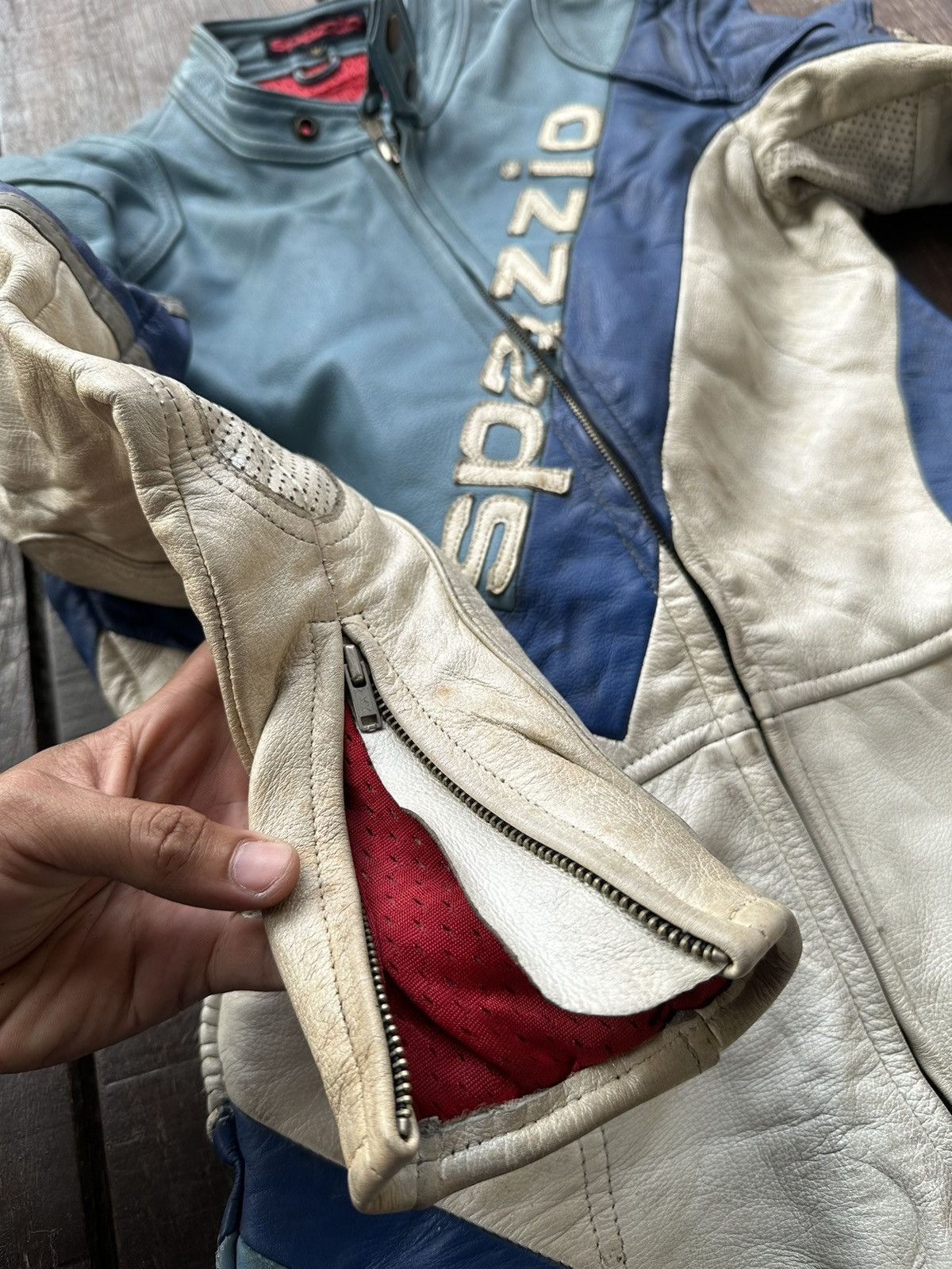Japanese Brand Spazzio leather racing jacket Size US XS / EU 42 / 0 - 10 Thumbnail