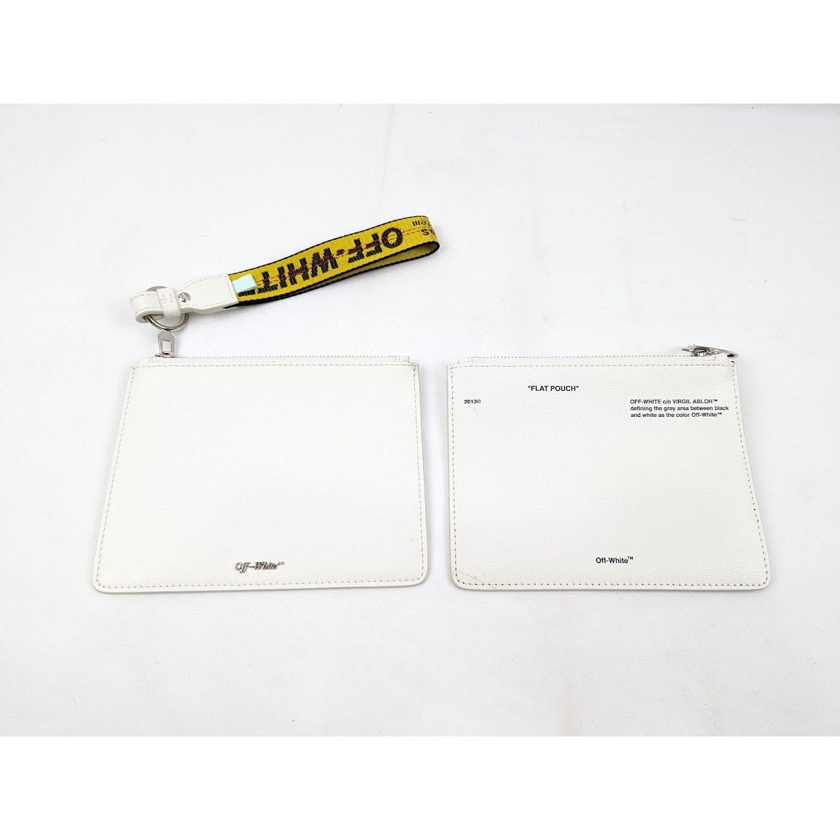 Off-White o1rshd1 Size: OS / Printed Flat Pouch in White Size ONE SIZE - 13 Thumbnail