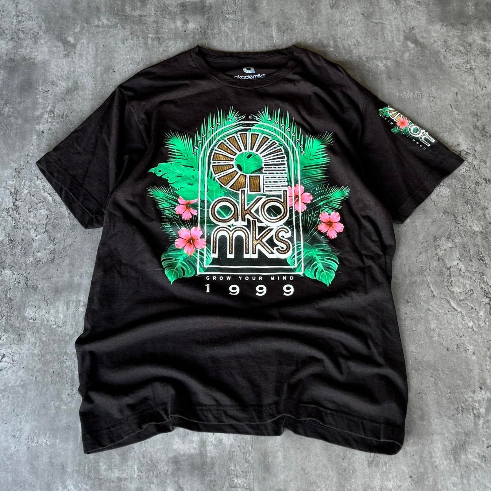 Akademiks × Japanese Brand × Vintage Vintage Y2K Akademiks Skater Grunge Cyber Graphic Shirt Size US L / EU 52-54 / 3 - 1 Thumbnail
