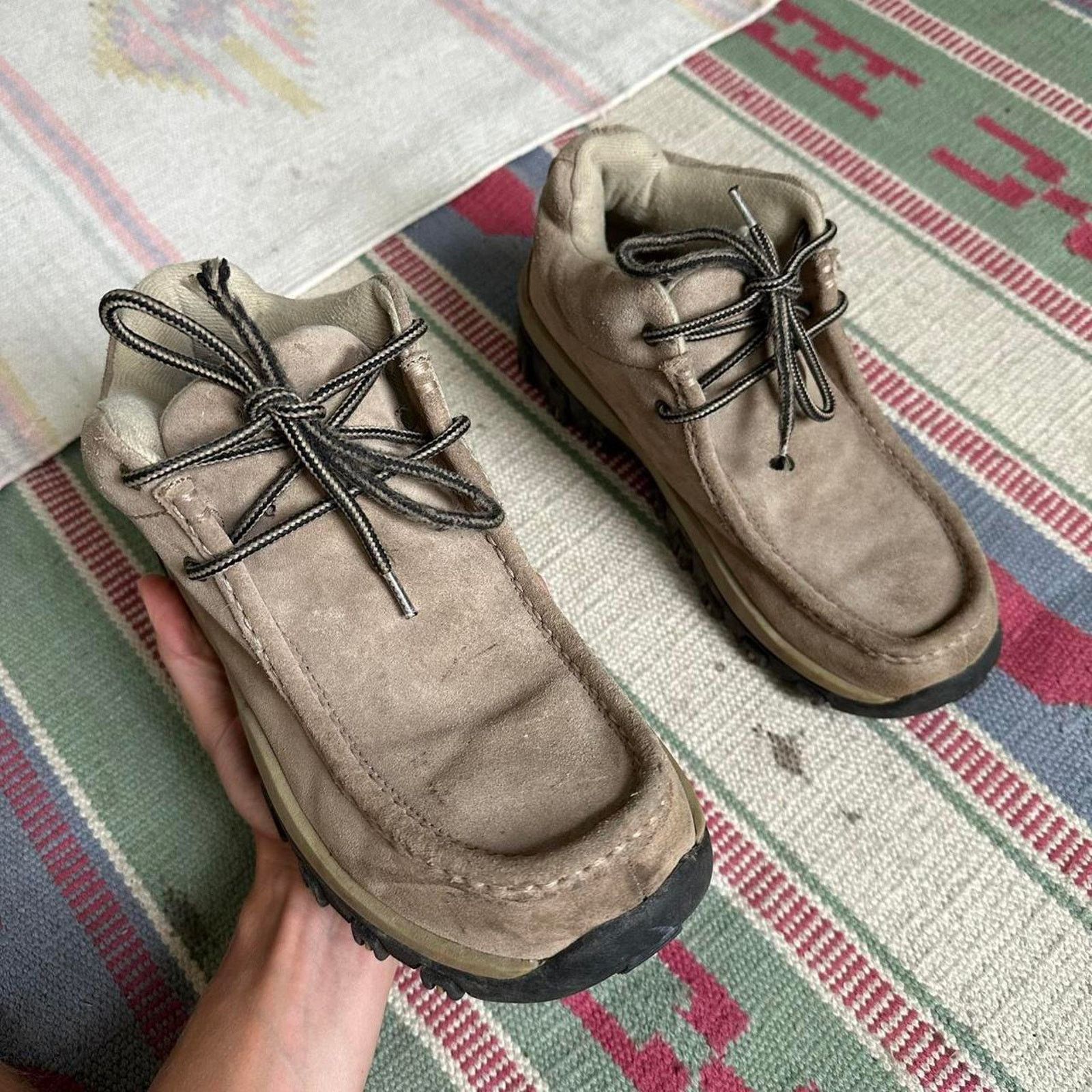 Vintage Vintage Y2K Chunky Hiking Tactical Retro Suede Chukka Boots Size US 9 / IT 39 - 2 Thumbnail