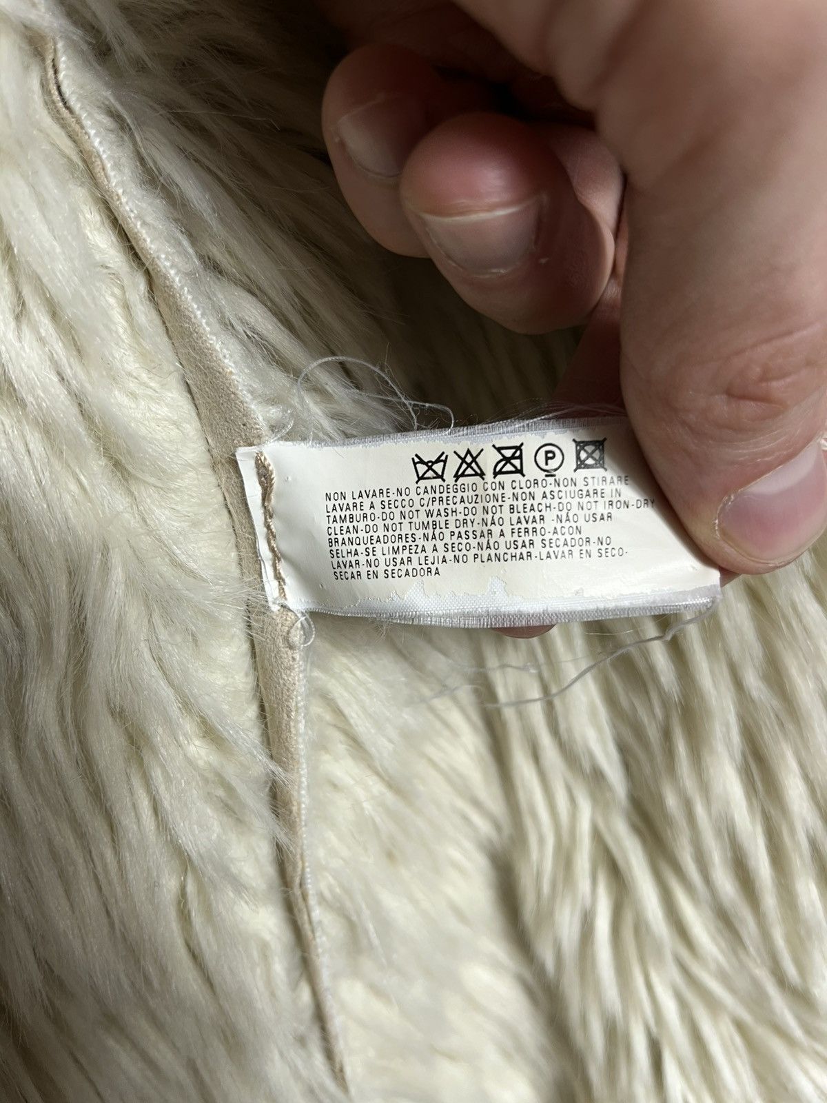 Armani Armani Jeans Y2K Faux Faux Fur Midi Jacket Long Coat Parka Size M / US 6-8 / IT 42-44 - 5 Thumbnail