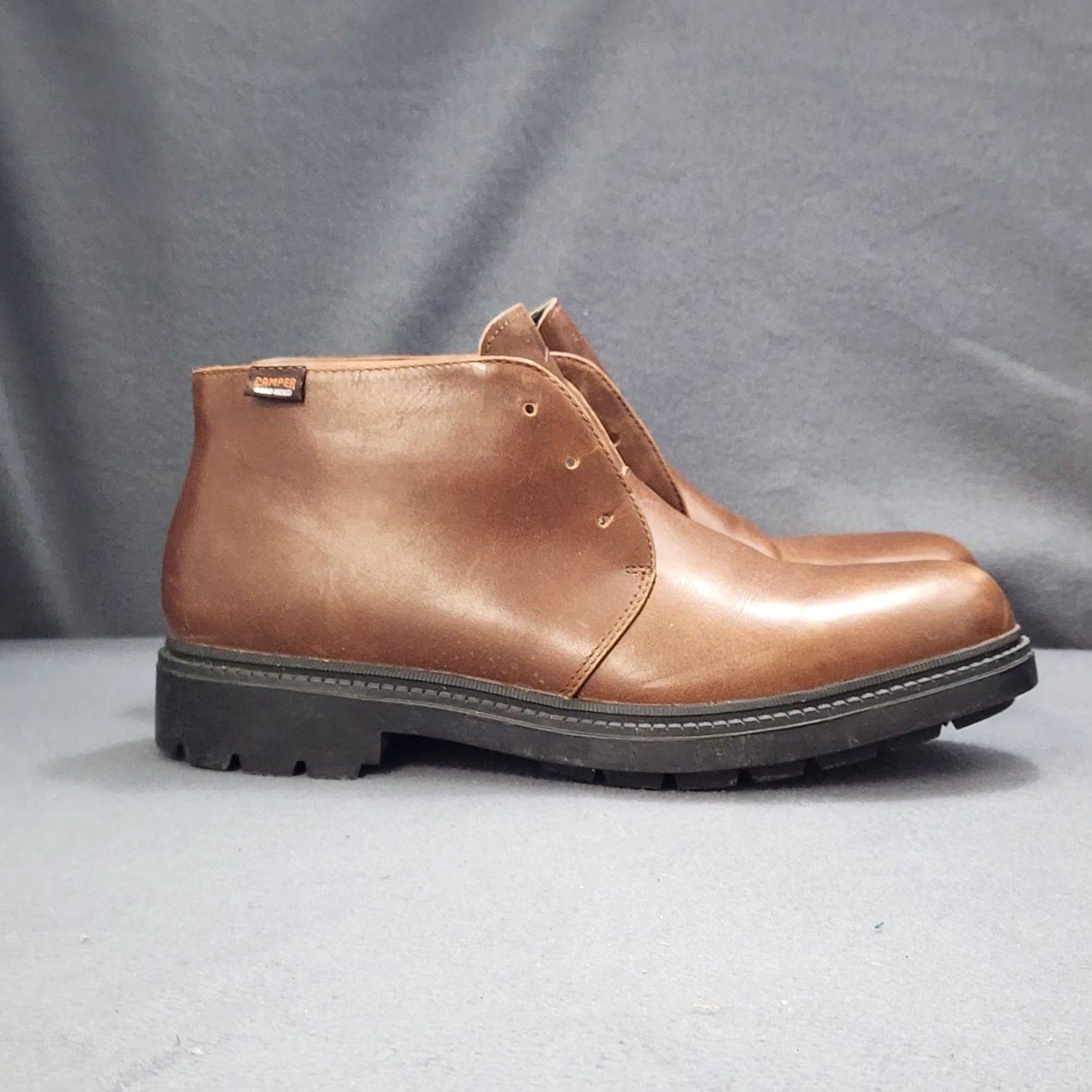 Camper Camper Mens Boots Chukka Leather 10 Brown Mens Shoes Size US 10 / EU 43 - 4 Thumbnail
