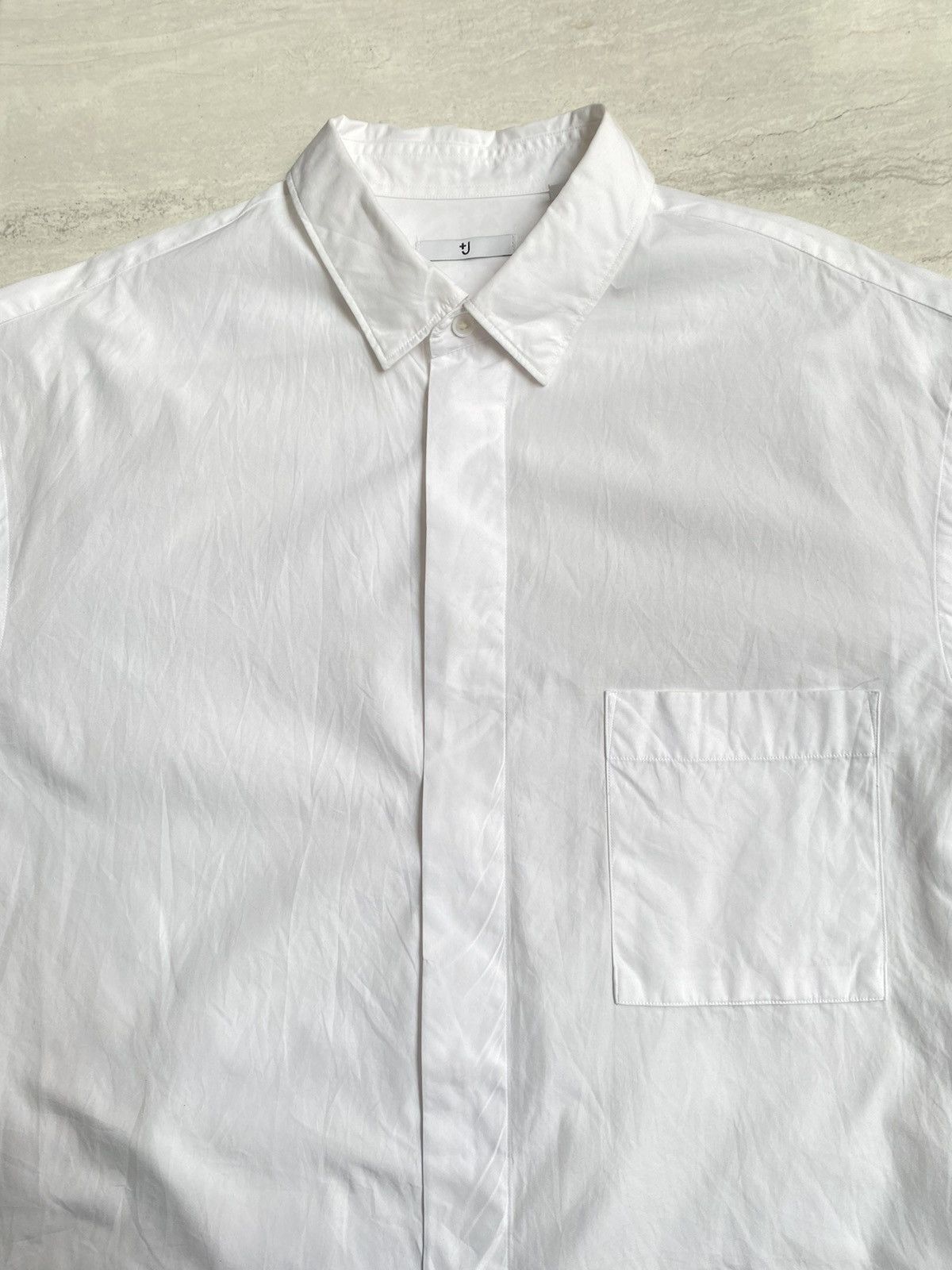Jil Sander JIL SANDER x UNIQLO White Shirt Size US L / EU 52-54 / 3 - 3 Thumbnail