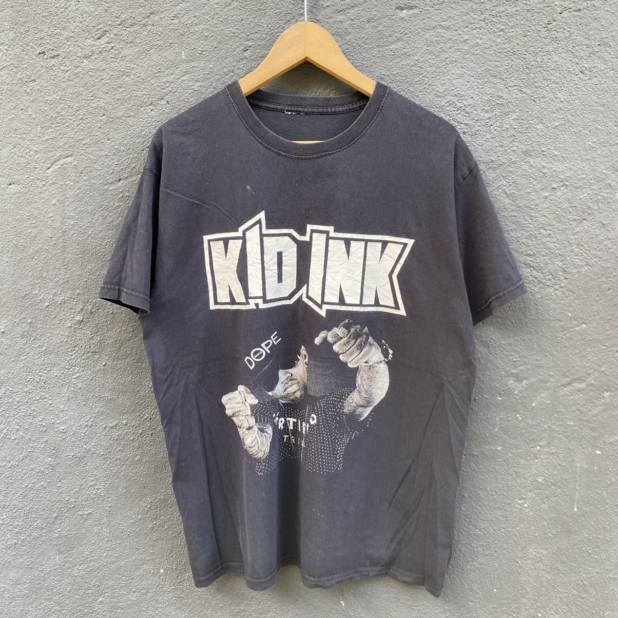 Rap Tees Thrashed Faded Vintage Y2K Kid Ink ERD GRUNGE RAPPER TEE Size US L / EU 52-54 / 3 - 1 Thumbnail
