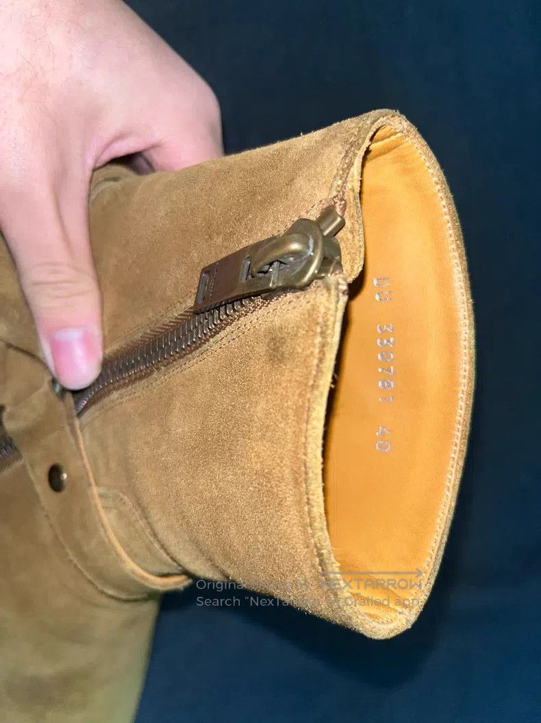 Saint Laurent Paris Saint Laurent Paris Suede Chelsea Boots with Buckle Size US 7 / EU 40 - 3 Thumbnail