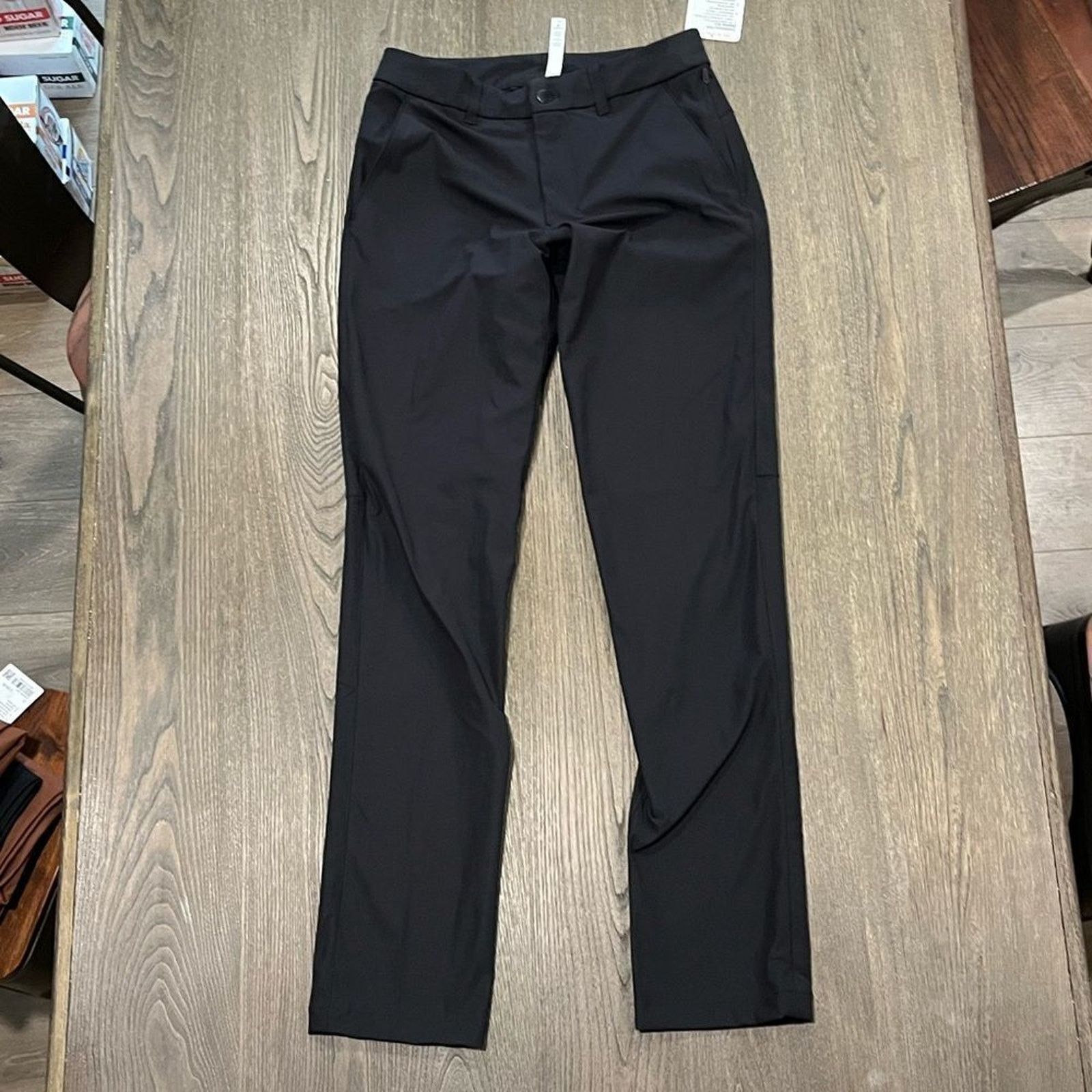 Vintage NWT Lululemon Commission Pant Relaxed Black 34"L Size 28 Size US 28 / EU 44 - 1 Thumbnail