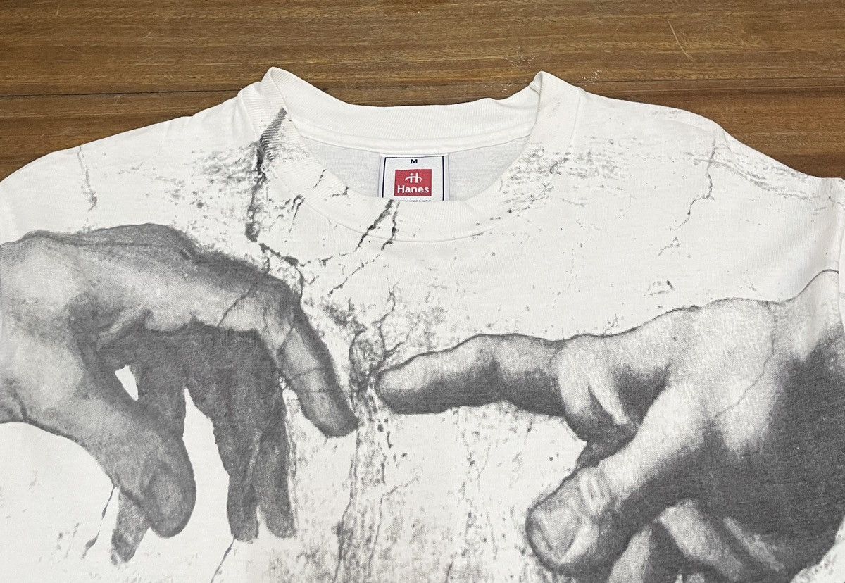 Vintage Rare Vintage Art Creation Of Adam Michelangelo T-shirt 1990s Size US M / EU 48-50 / 2 - 3 Thumbnail