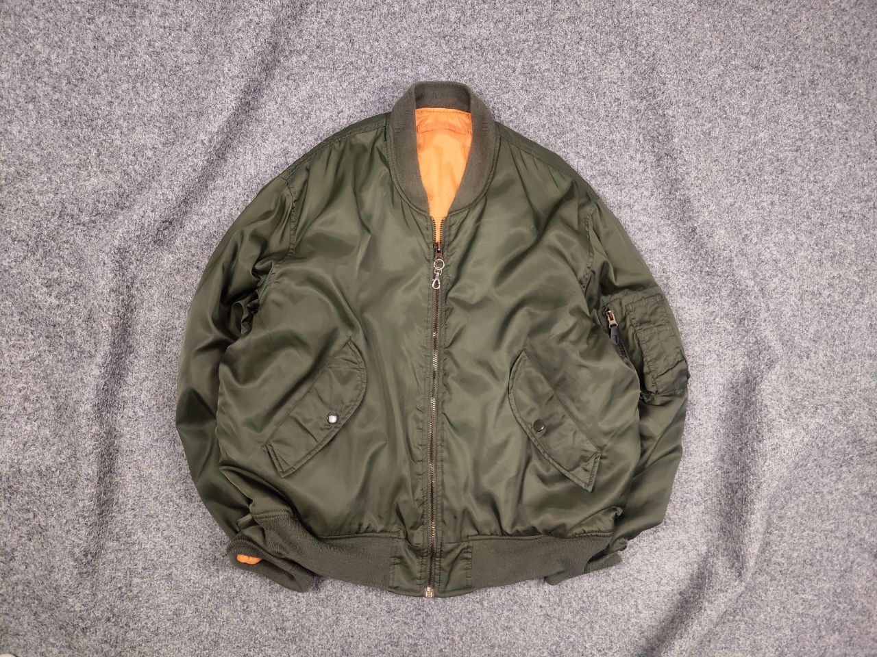 Japanese Brand Rare Vintage Japan MA-1 Flyers Intermediate Bomber Jacket Size US M / EU 48-50 / 2 - 1 Thumbnail