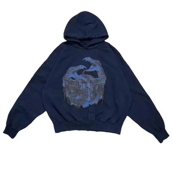 VIBE Street Hip Hop Vintage Loose Hoodie Size US XL / EU 56 / 4 - 1 Thumbnail