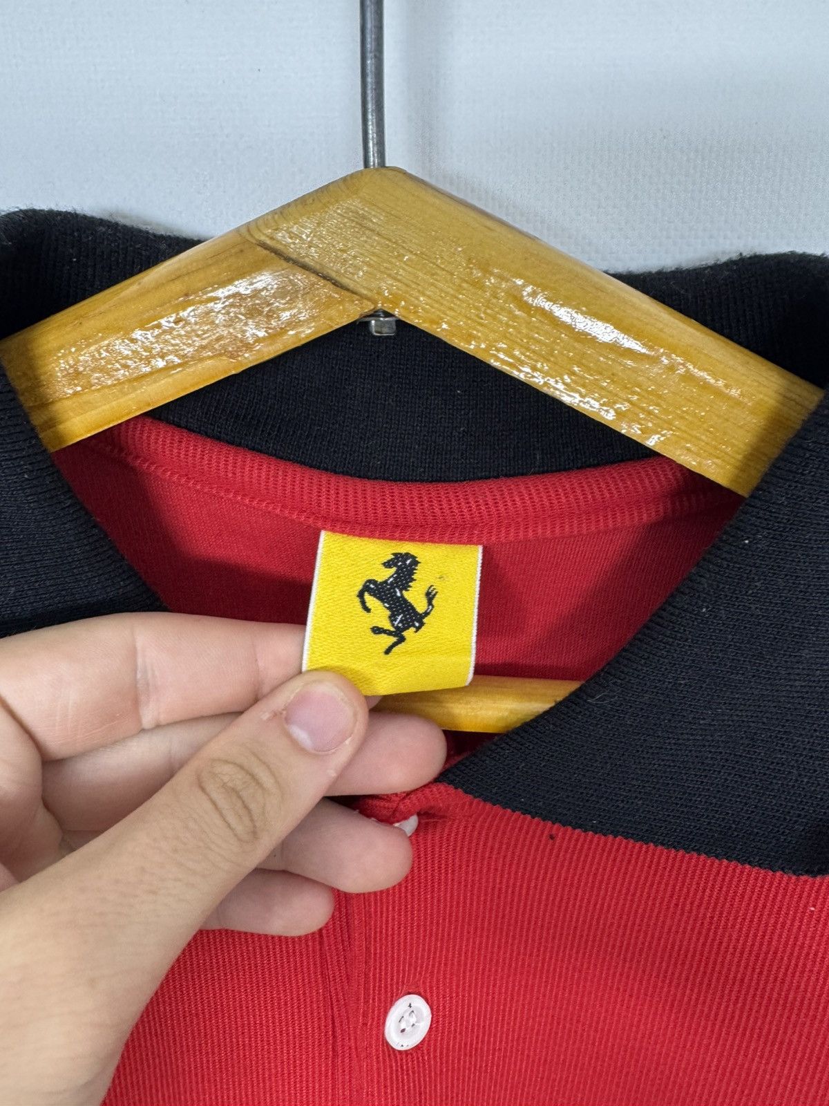 Ferrari Vintage Ferrari Polo Shirt 1998 Racing F1 Vodafone Y2K Size US XL / EU 56 / 4 - 6 Thumbnail