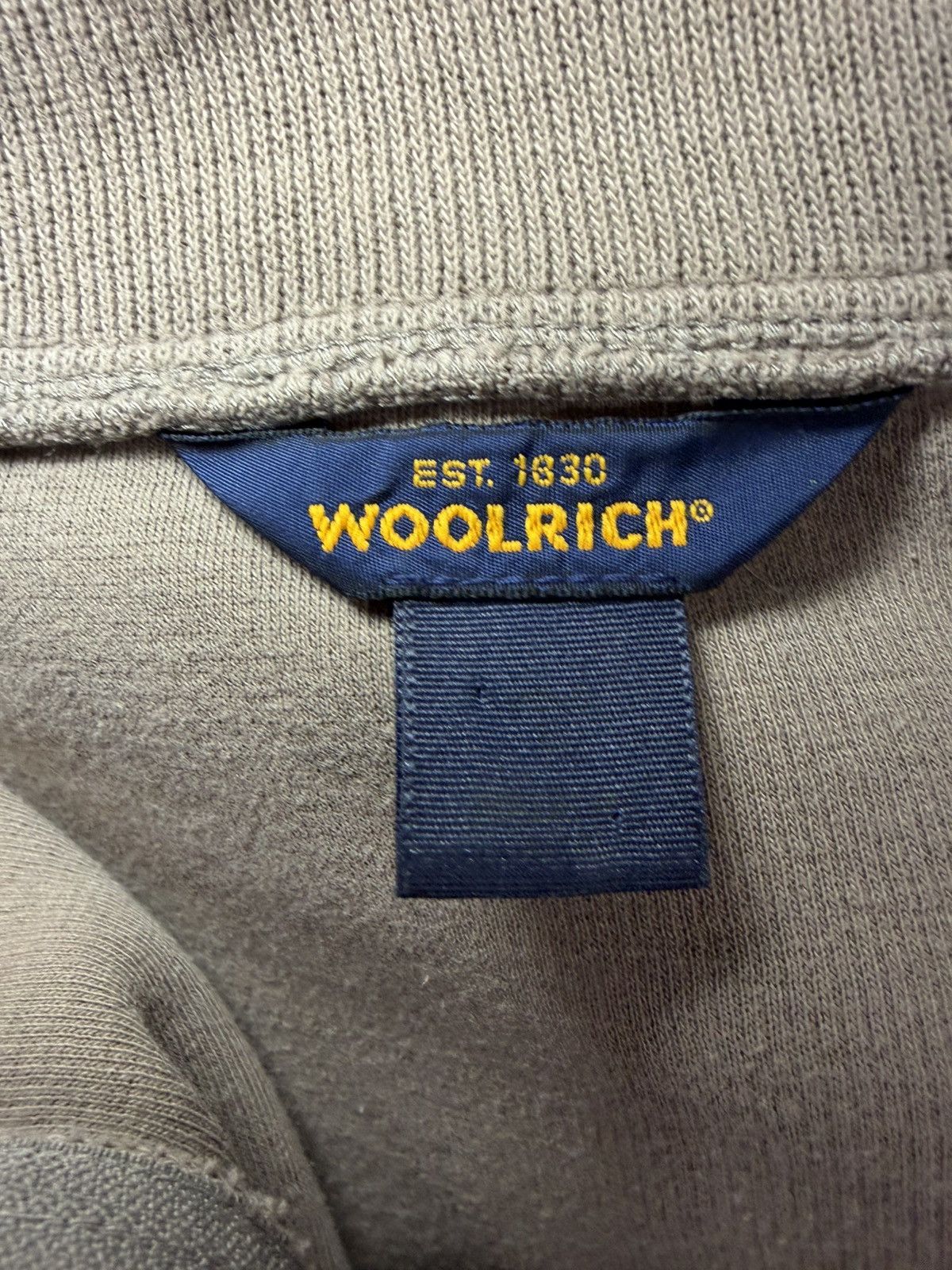 Woolrich Woolen Mills Woolrich Men’s 1/4 Zip Light Mushroom Sweater Size Large. Size US L / EU 52-54 / 3 - 4 Thumbnail