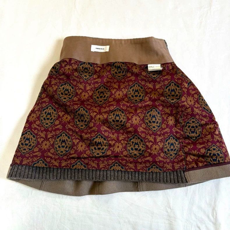 Undercover UNDERCOVER size 1 Knitted Patchwork Skirt 2505-Nextarrow Size 24" / US 00 / IT 34 - 4 Thumbnail