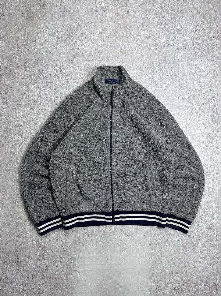 Polo Ralph Lauren Vintage Polo Ralph Lauren Cozy Fleece Sherpa Jacket Y2K M Size US M / EU 48-50 / 2 - 1 Thumbnail