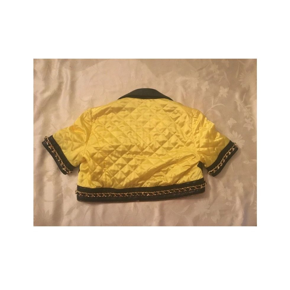 Moschino Moschino Couture Jeremy Scott BARBIE CROPPED BIKER JACKET Size M / US 6-8 / IT 42-44 - 12 Thumbnail