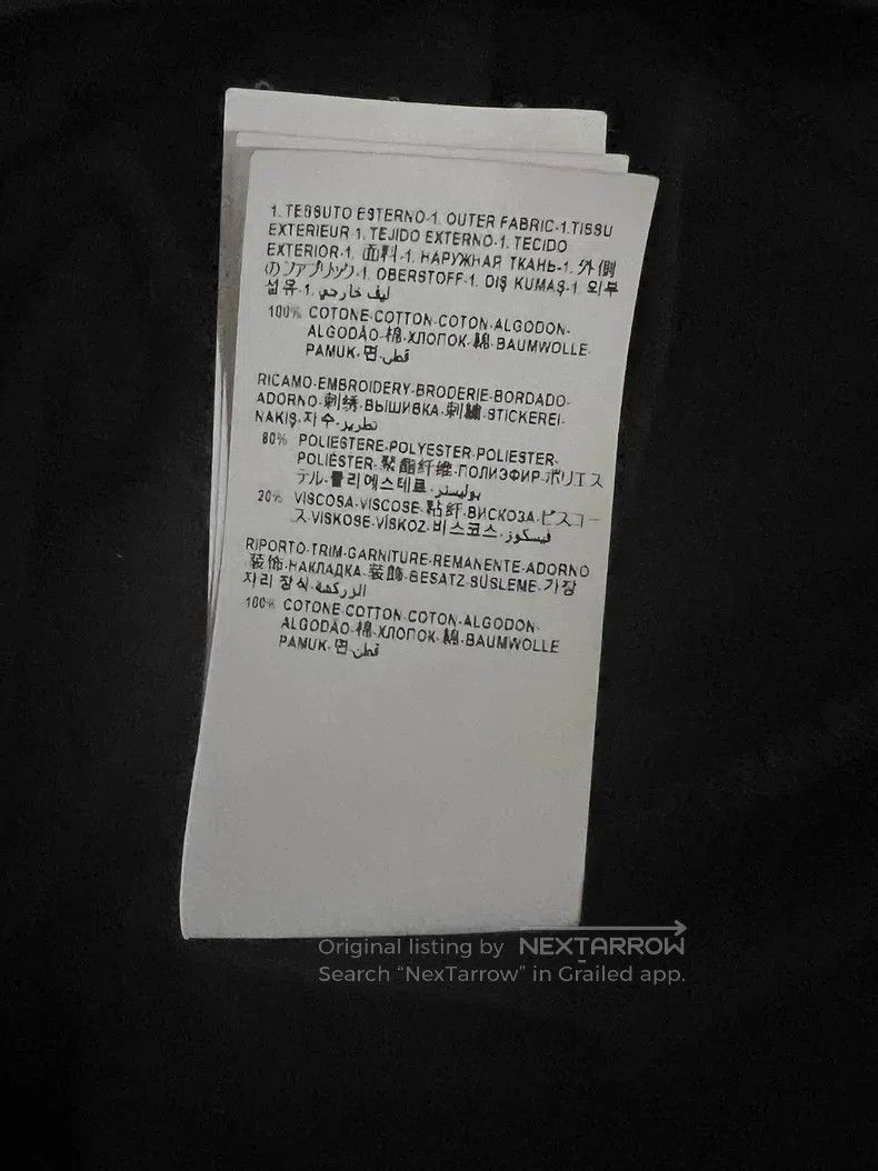 Versace Versace Embroidered logo slim short-sleeved T-shirt Size US M / EU 48-50 / 2 - 6 Thumbnail