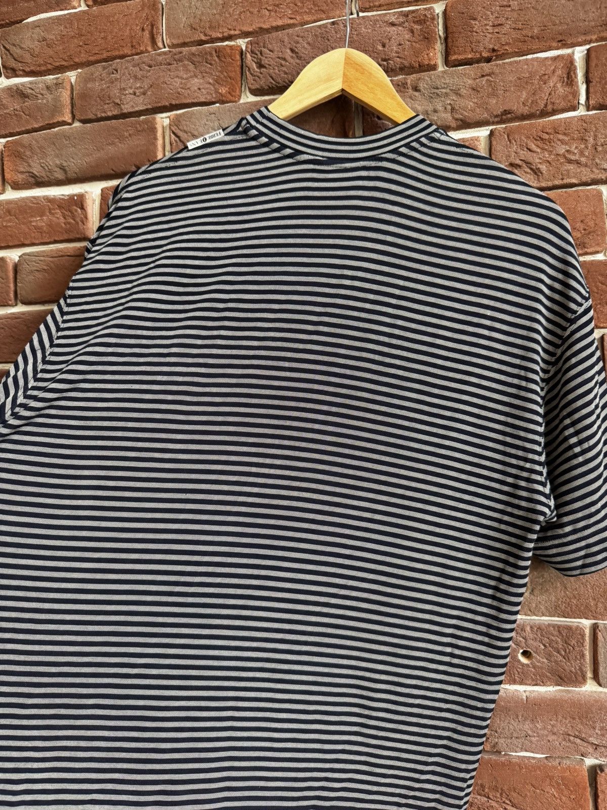 Gianfranco Ferre Vintage 90s Gianfranco Ferré Stripped Tshirt Designer Hype L Size US L / EU 52-54 / 3 - 10 Thumbnail