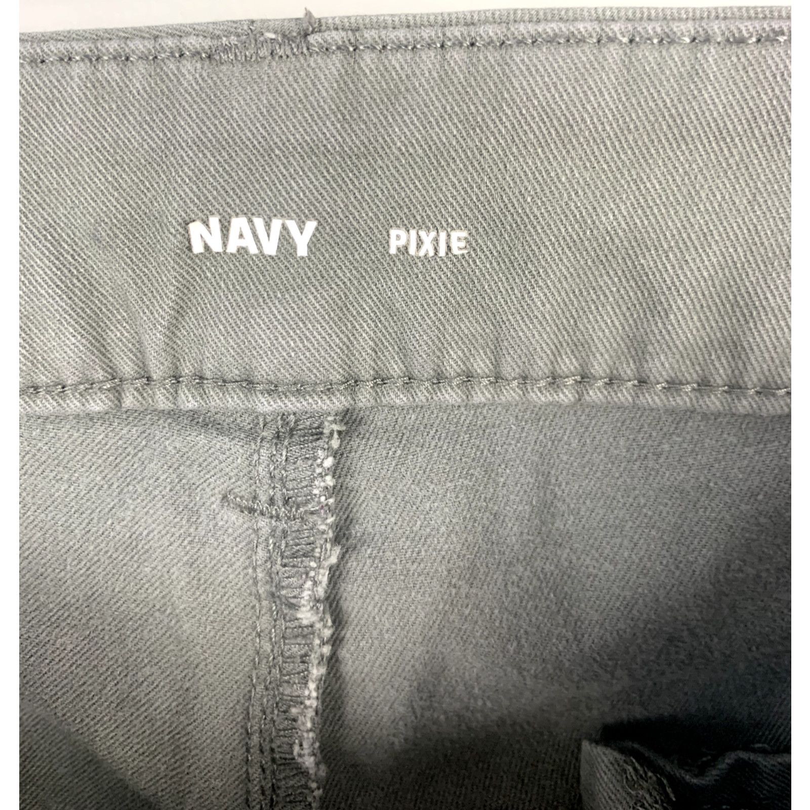 Old Navy Old Navy Pixie Ankle Pants Women's Size 2 Mid Rise Gray Soft Size 26" / US 2 / IT 38 - 3 Thumbnail