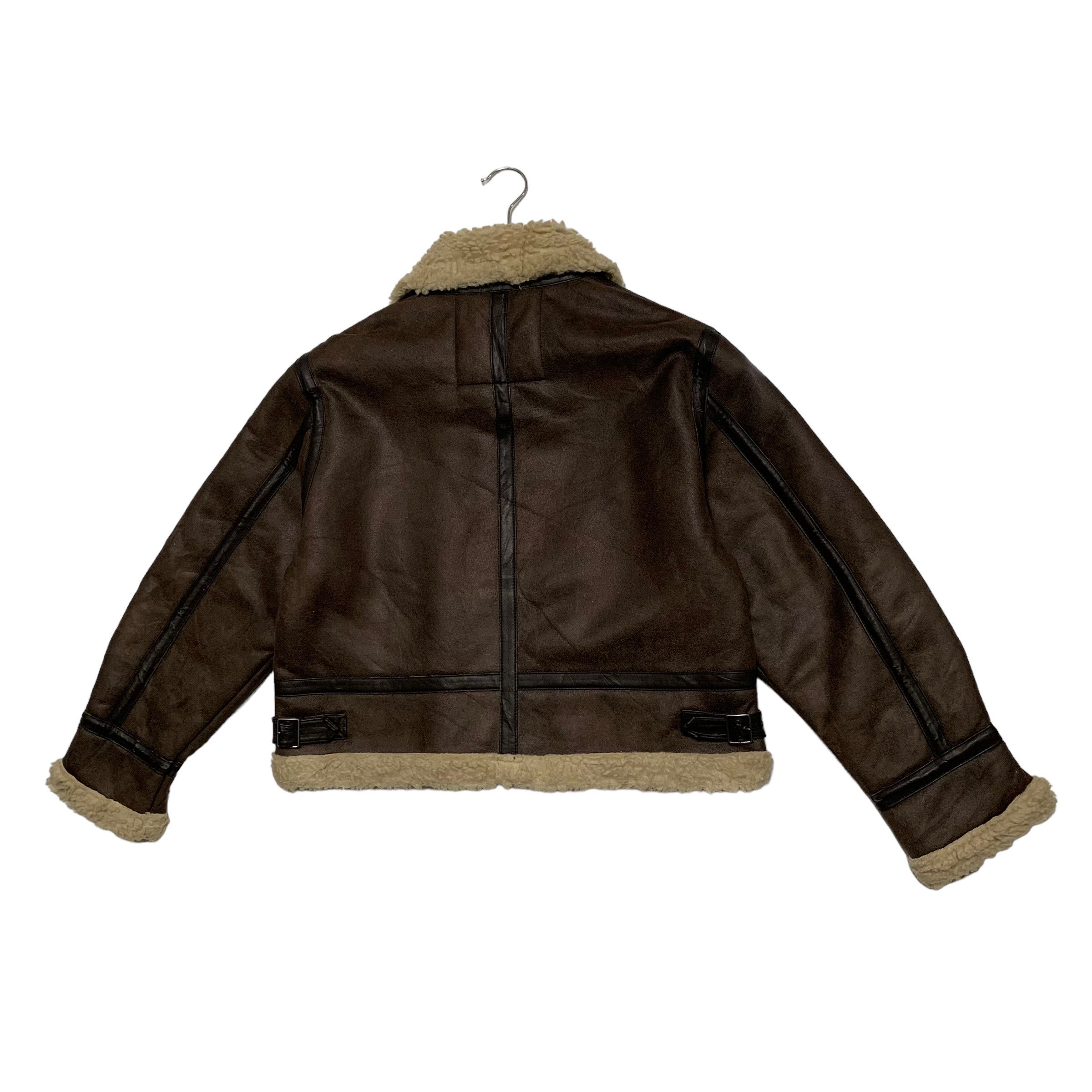 Alpha Industries Alpha Industries B3 Synthetic Leather Jacket Size S / US 4 / IT 40 - 5 Thumbnail