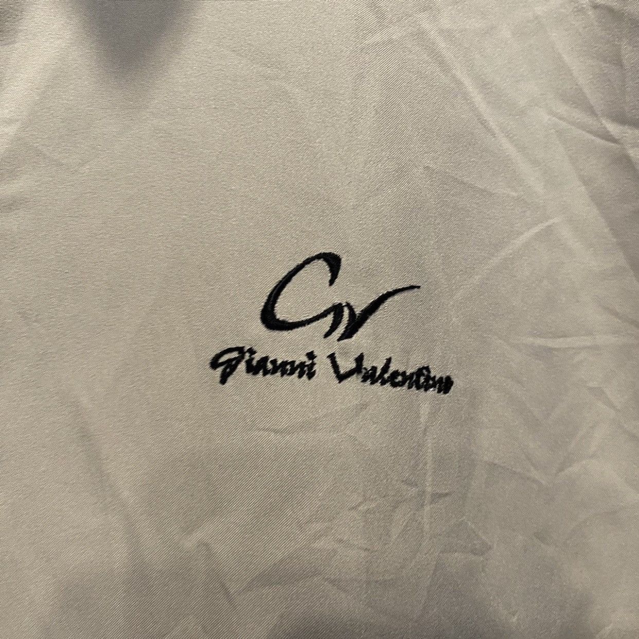 Gianni Valentino vintage Gianni Valentino light jacket with embroidered logo Size US M / EU 48-50 / 2 - 8 Thumbnail