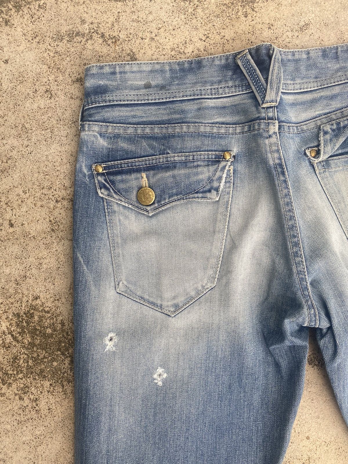 If Six Was Nine × Japanese Brand × Vanquish Flare Jeans Vanquish Faded Distressed Size US 33 - 21 Thumbnail
