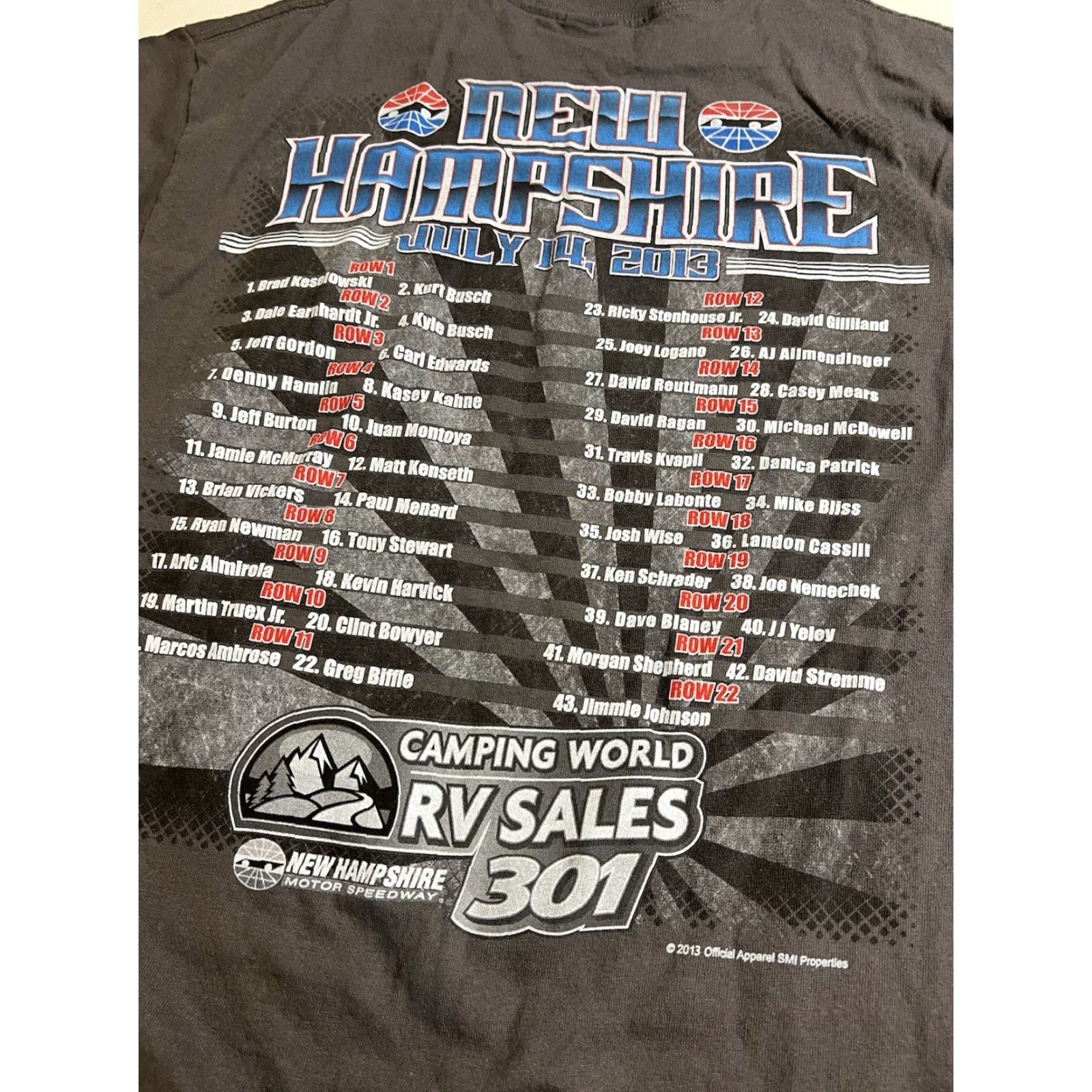 Chase Authentics Nascar Chase Authentics T-Shirt Gray Size L Men 2-Sided New Hampshire NH Motor Speedway 2010-2019 Vintage No Size US L / EU 52-54 / 3 - 7 Thumbnail