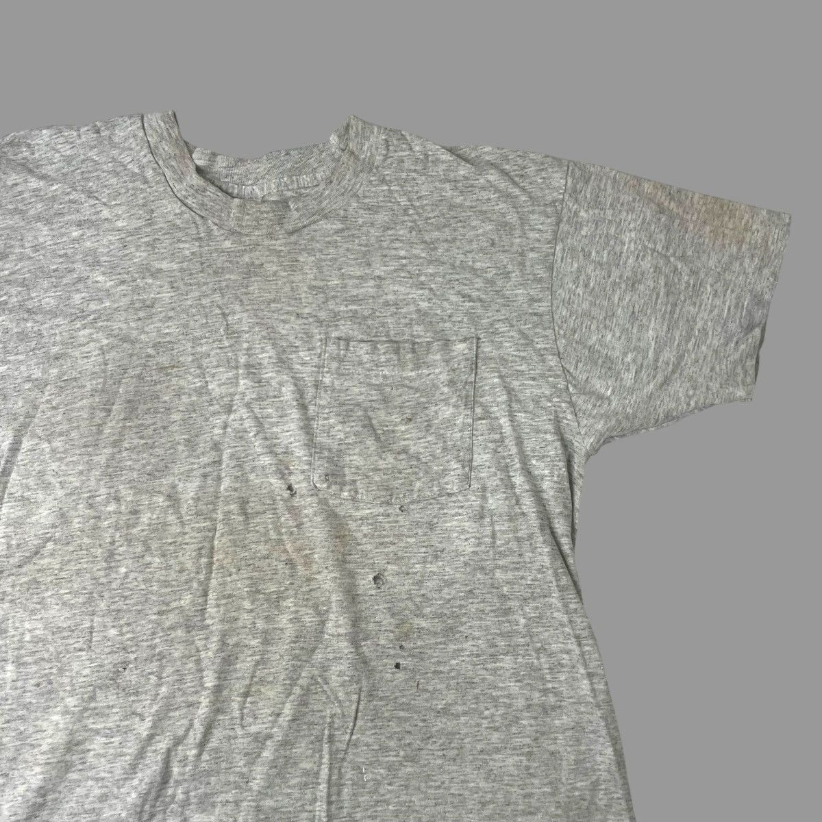 Fruit Of The Loom × Vintage Vintage 1980s blank fruit of the loom t shirt Size US M / EU 48-50 / 2 - 2 Thumbnail