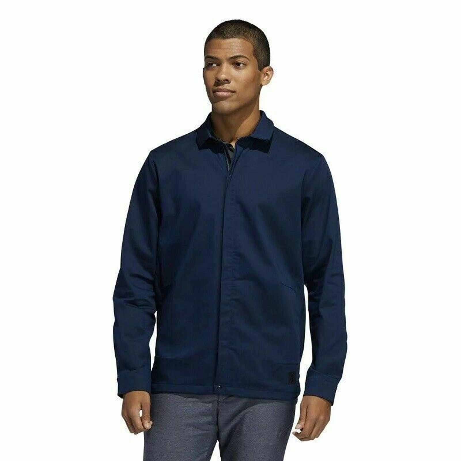 Adidas Adidas Golf AdiX Adicross Shacket Blue Shirt Jacket Mens S Size US S / EU 44-46 / 1 - 9 Thumbnail