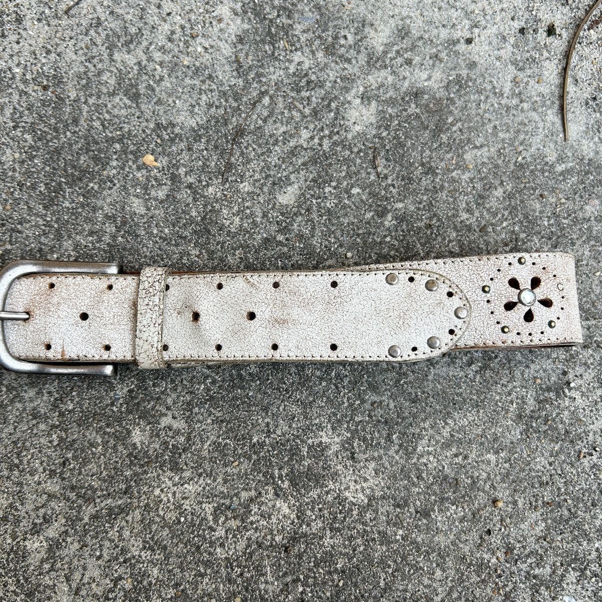 Vintage Vintage studded leather belt (Ka-pi-tal Style) Size ONE SIZE - 4 Thumbnail