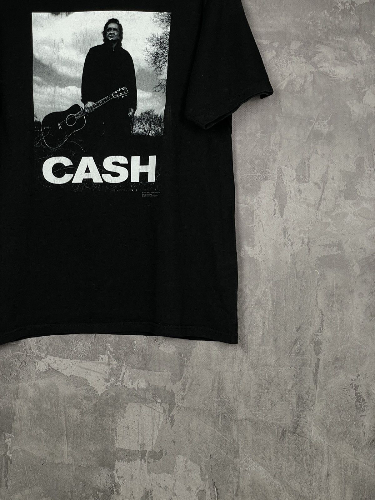 Band Tees × Vintage Black Johnny Cash Zion Crazy Fit M vintage 90s band T shirt Size US M / EU 48-50 / 2 - 6 Thumbnail
