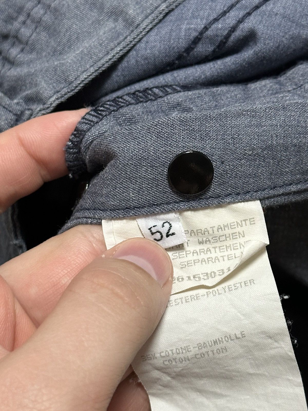 Massimo Osti RARE ! VINTAGE STONE ISLAND MARINA PANTS PATCH LOGO 90s Size US 36 / EU 52 - 8 Thumbnail