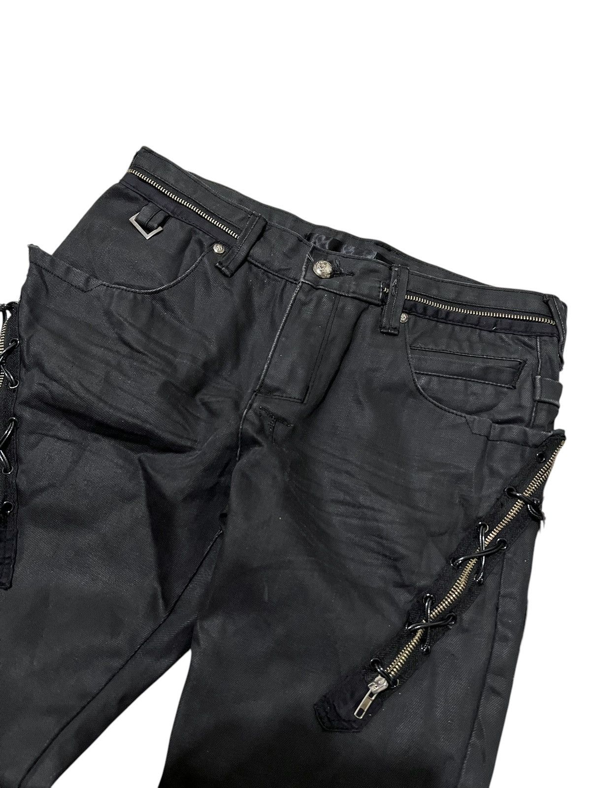 If Six Was Nine × Japanese Brand × Loveless Lovelessism wax japanese punk bondage pants Size US 30 / EU 46 - 4 Thumbnail