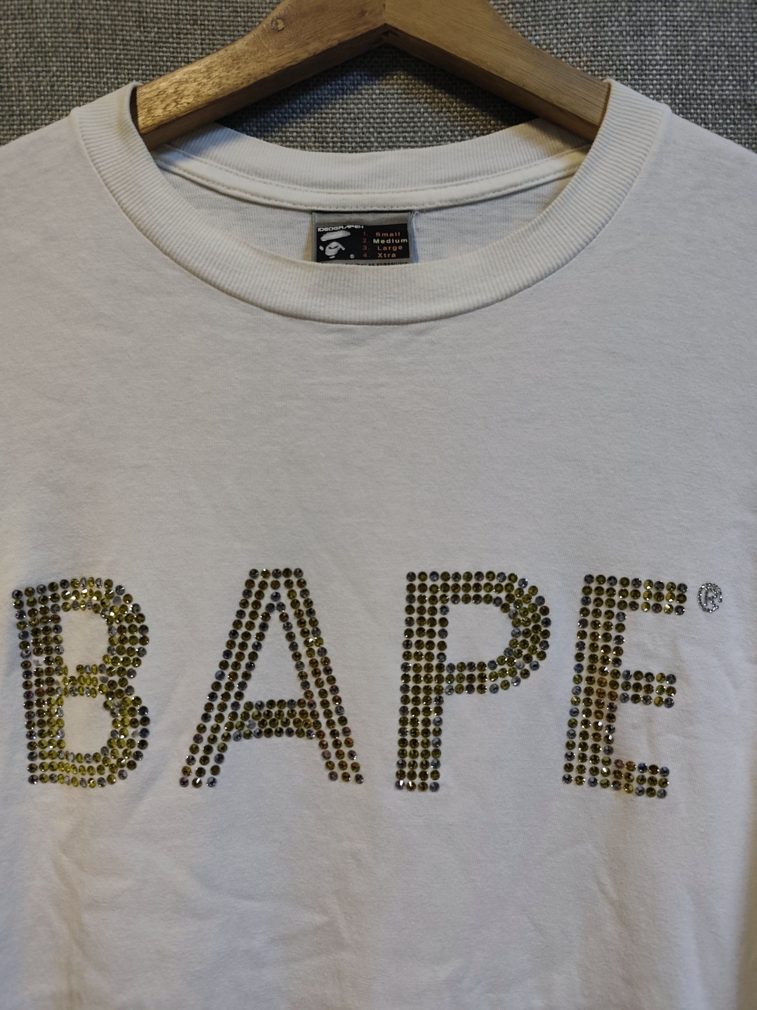 Bape × Swarovski T shirt Bape Swarovski made in japan Size US M / EU 48-50 / 2 - 2 Thumbnail