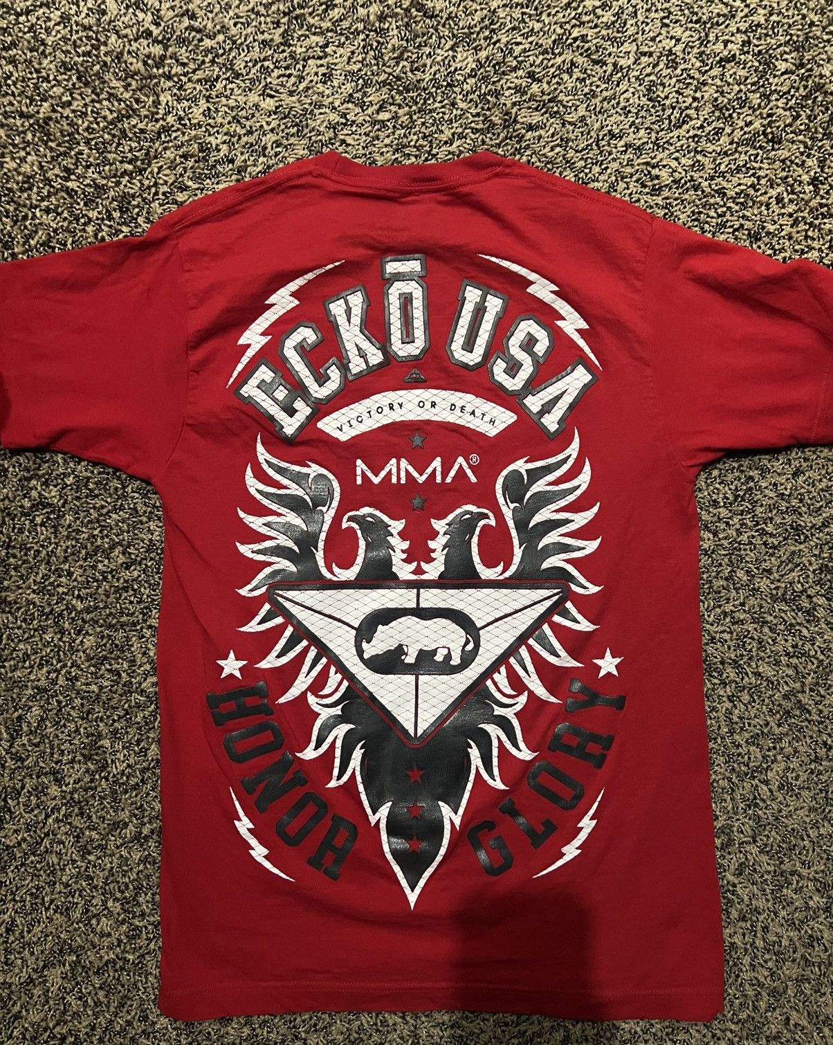 Ecko Unltd. Vintage bold red Ecko MMA graphic tee Size US L / EU 52-54 / 3 - 2 Thumbnail