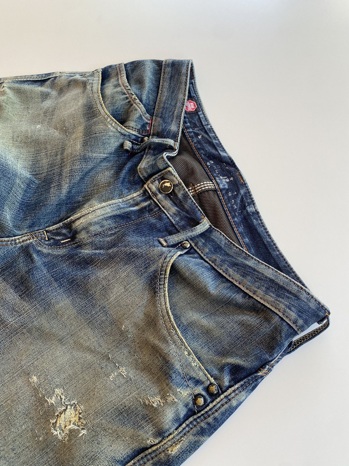 Edwin × Vintage Vintage Edwin Denim Distressed Size US 32 / EU 48 - 6 Thumbnail