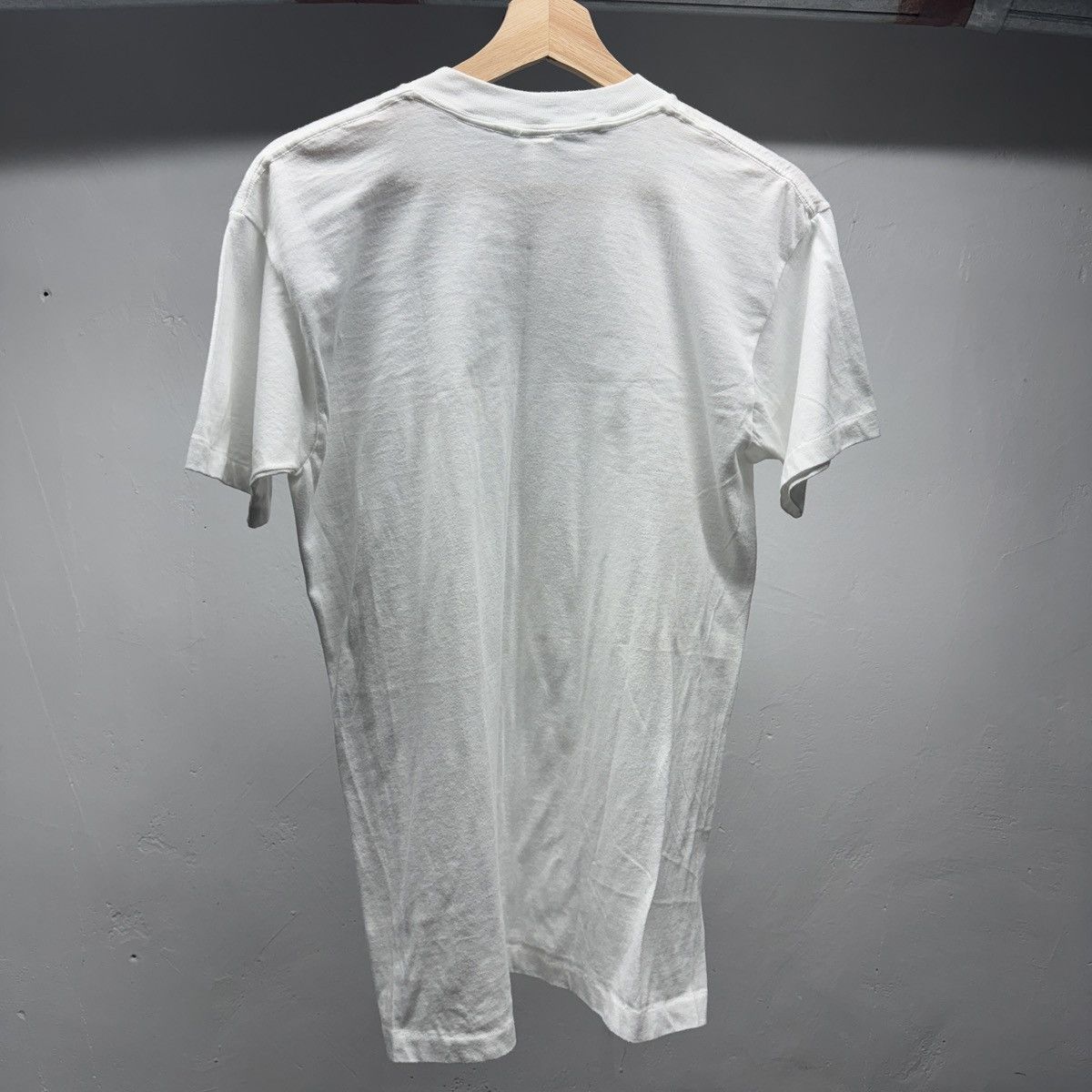 Vintage 80s Paper Thin Blank White Shirt USA ERD Grunge Size US XL / EU 56 / 4 - 5 Thumbnail
