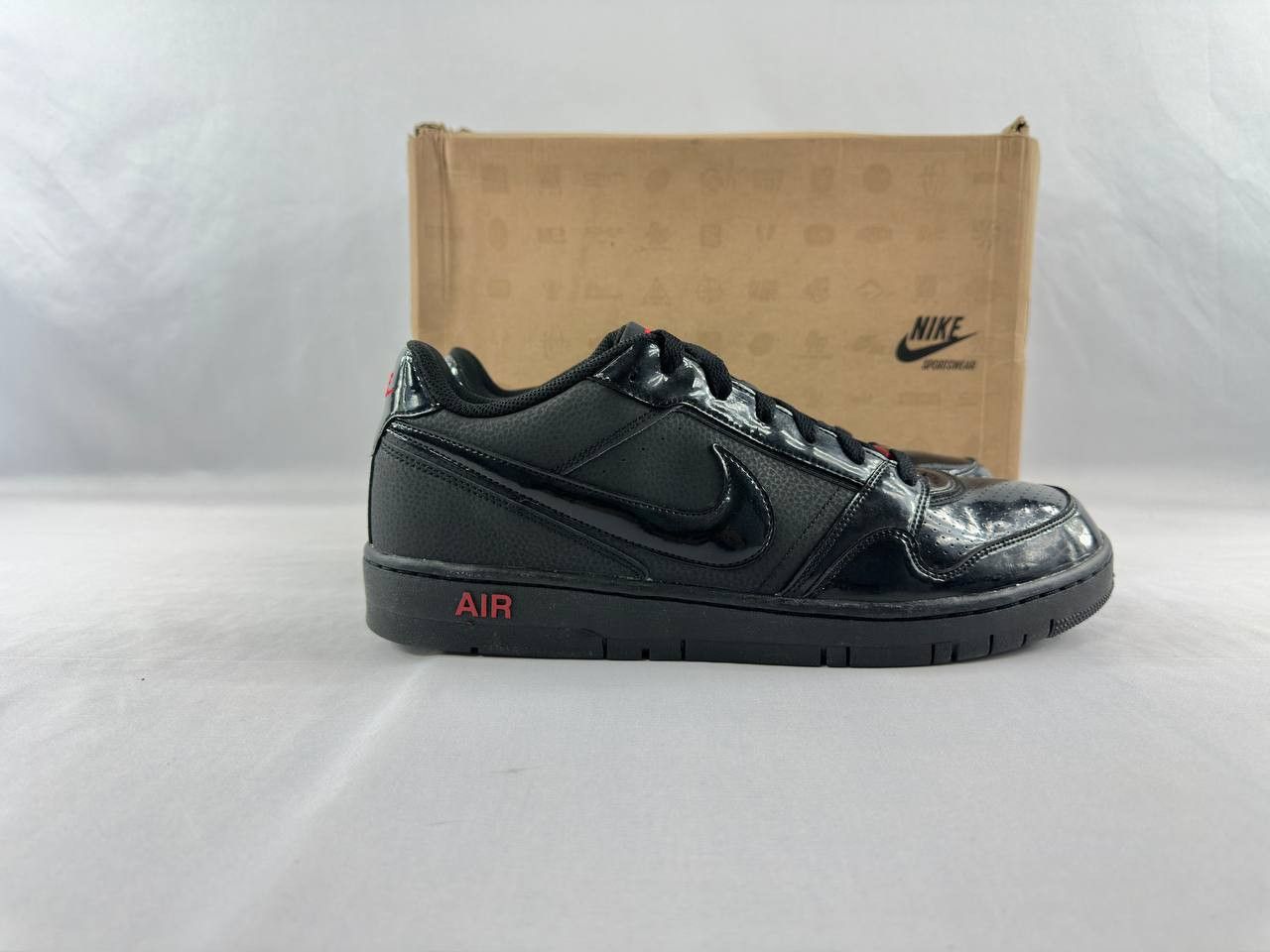 Nike Nike Air Prestige 3 'Patent Black Red' 386114-006 Size US 13 / EU 46 - 1 Thumbnail