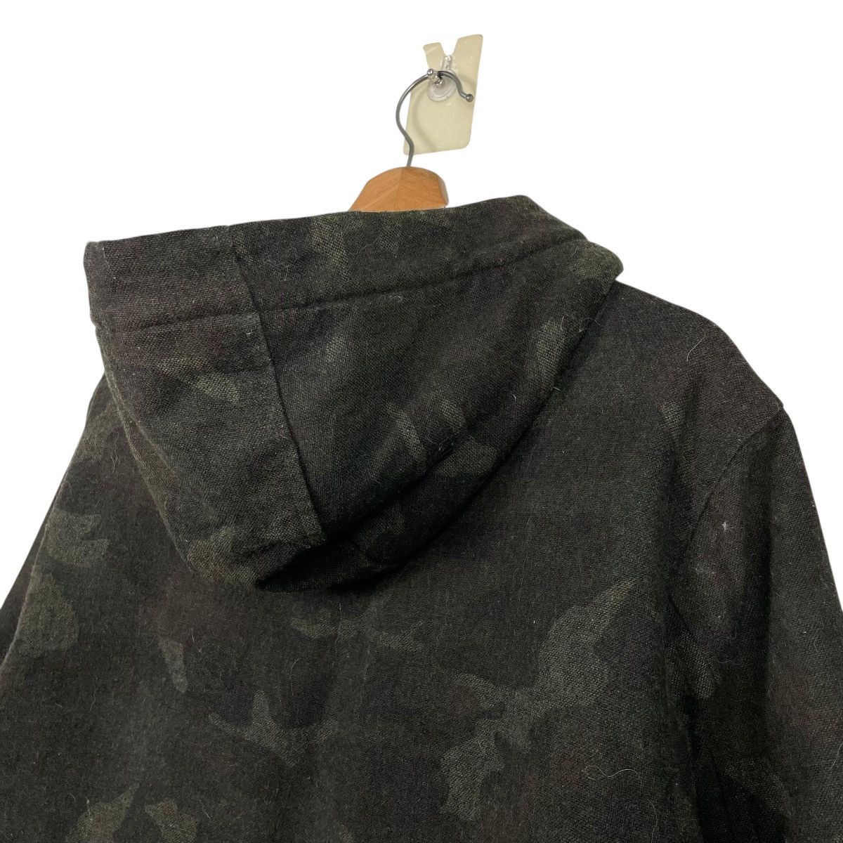 Global Work Japanese Brand Global Work Camo Hooded Jacket Size US L / EU 52-54 / 3 - 9 Thumbnail