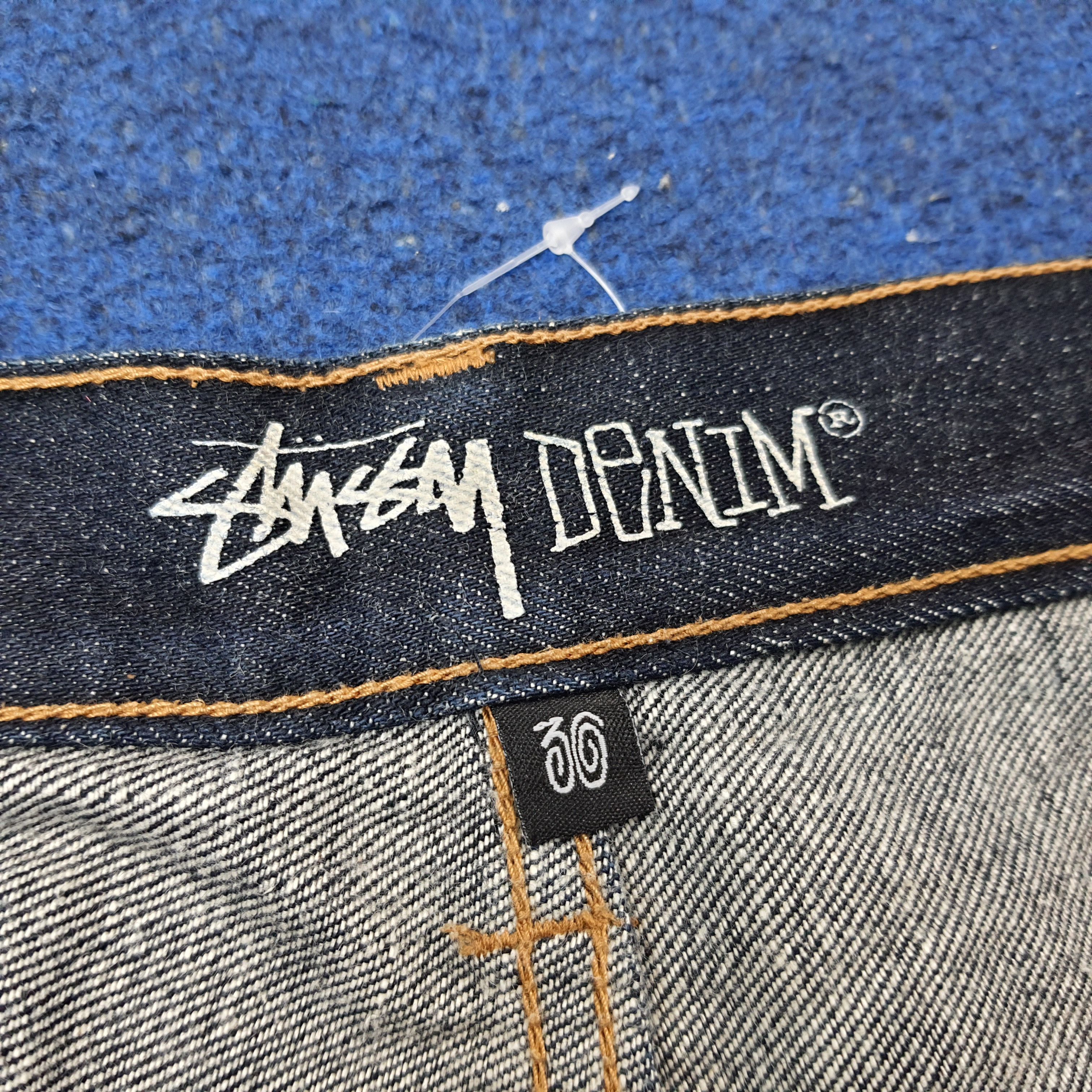 Stussy Vintage Stussy Rough Rugger Denim Custom Logo Jeans C272N25 Size US 30 / EU 46 - 9 Thumbnail