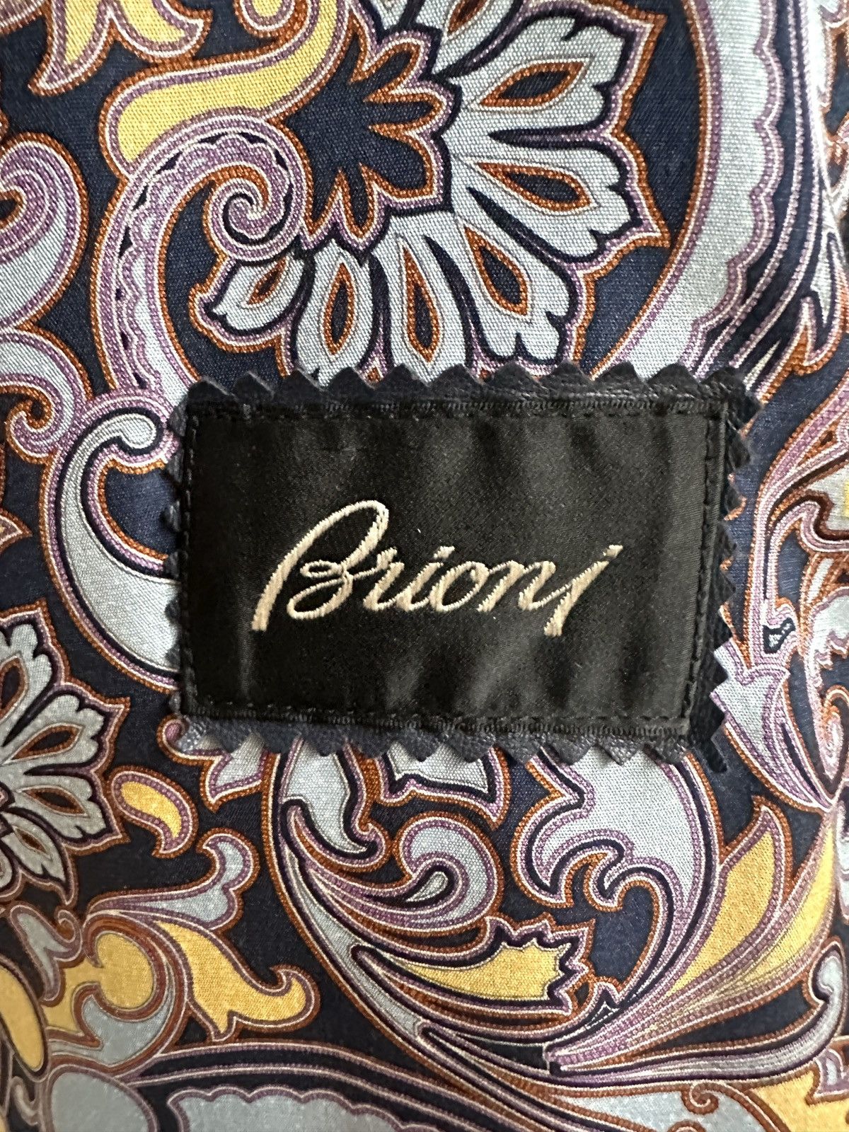 Brioni Brioni Jacket With Leather Trim Size US L / EU 52-54 / 3 - 8 Thumbnail