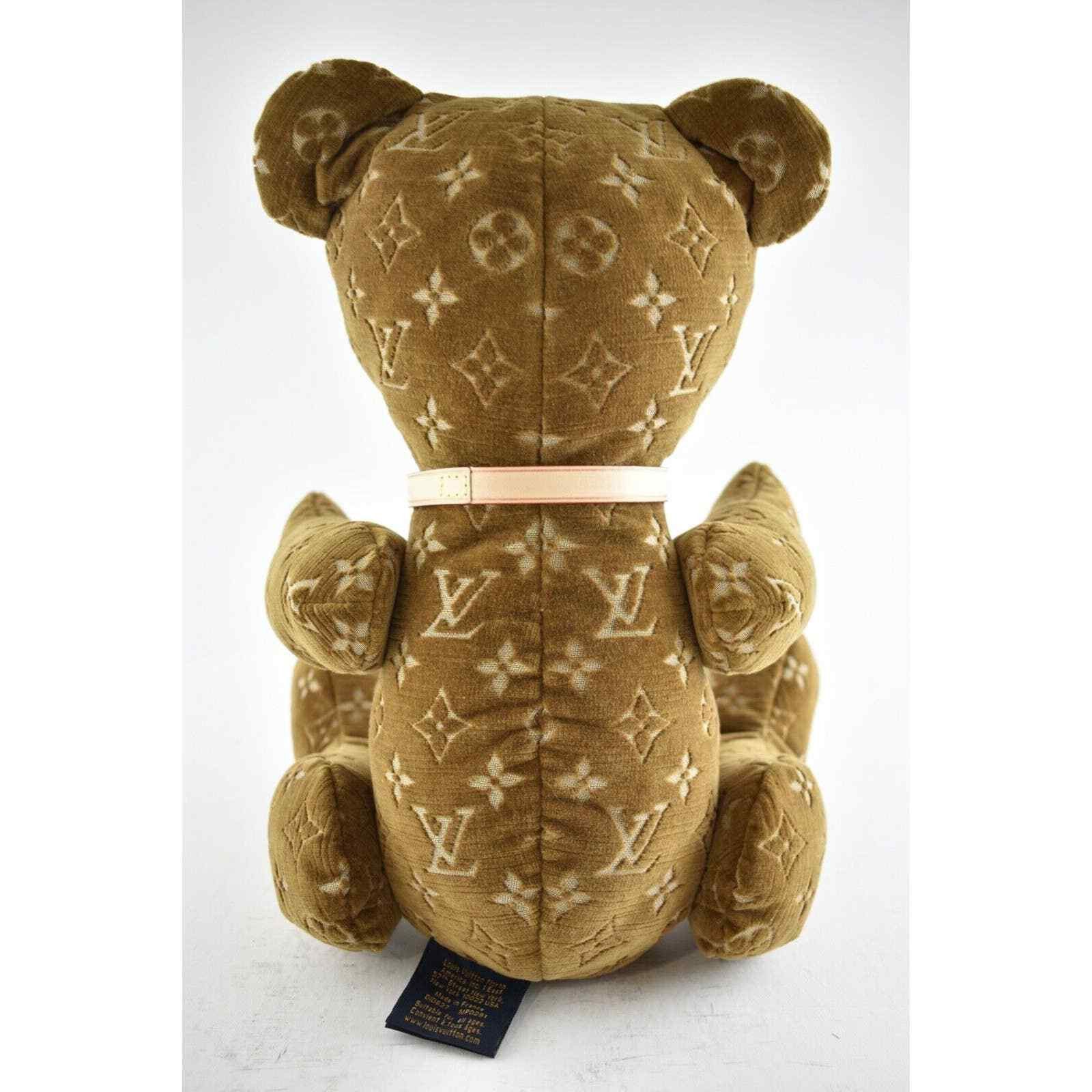 Louis Vuitton Louis Vuitton Doudou Teddy Velour Logo Rare 2005 2020 GI0627 Size ONE SIZE - 11 Thumbnail