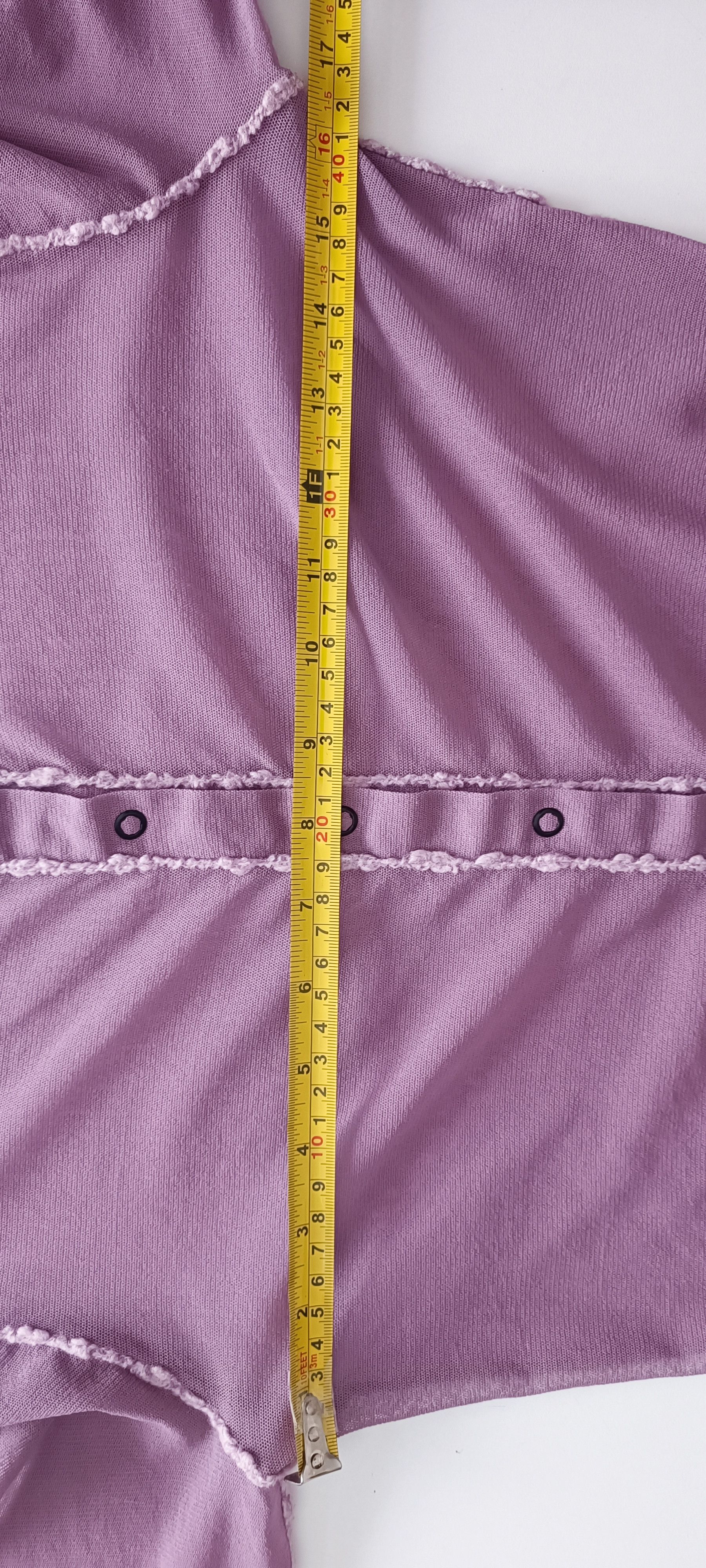 Jean Paul Gaultier 90's - Twinset - Lilac mesh tank top and jacket Size S / US 4 / IT 40 - 25 Thumbnail