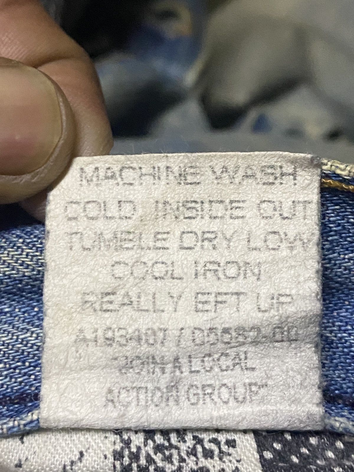 Volcom Vintae Volcom Crazy Mud Wash Distressed Baggy Jeans Size US 31 - 21 Thumbnail