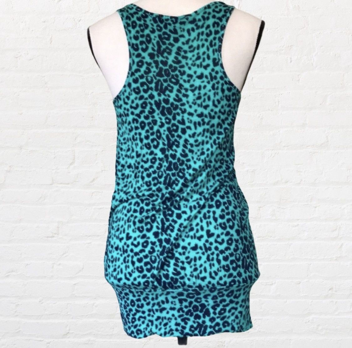 Other VINTAGE FOREVER 21 XXI LEOPARD PRINT RACER BACK TUNIC TANK Size S / US 4 / IT 40 - 5 Thumbnail