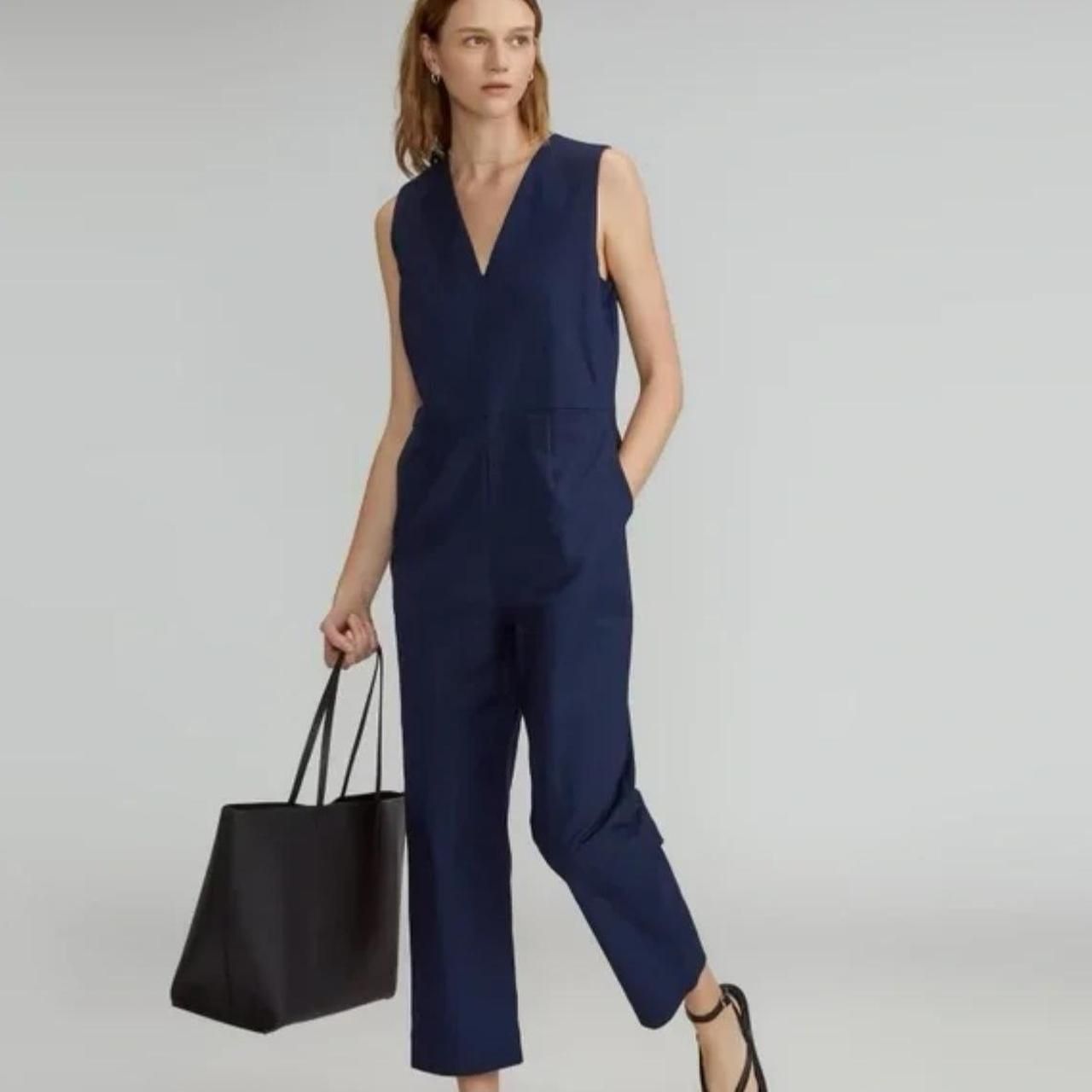 Everlane Everlane Womens Jumpsuit Size 2 Blue Sleeveless Size 26" / US 2 / IT 38 - 7 Thumbnail